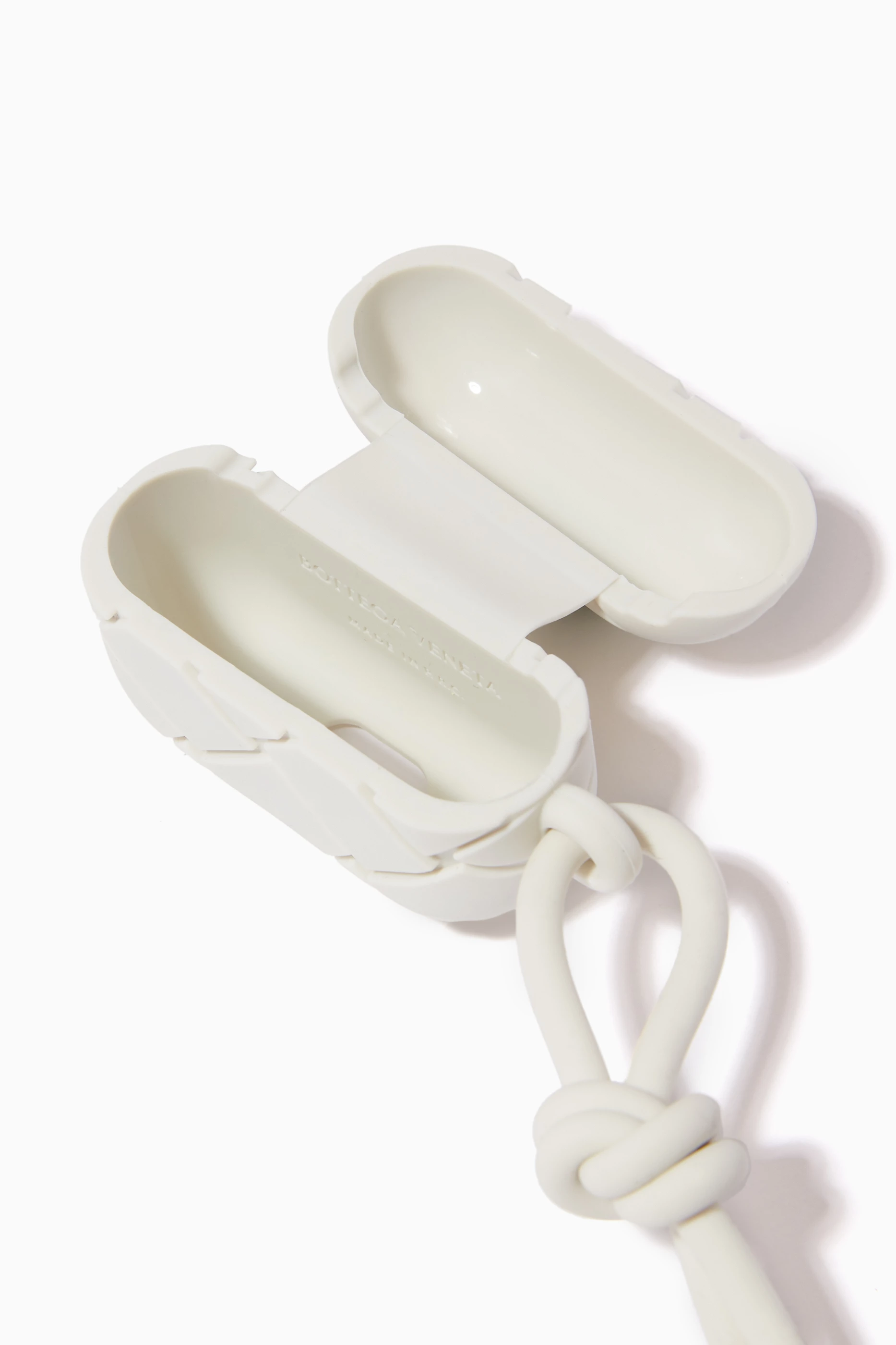 Buy Bottega Veneta White AirPods Pro Case in Intrecciato Rubber