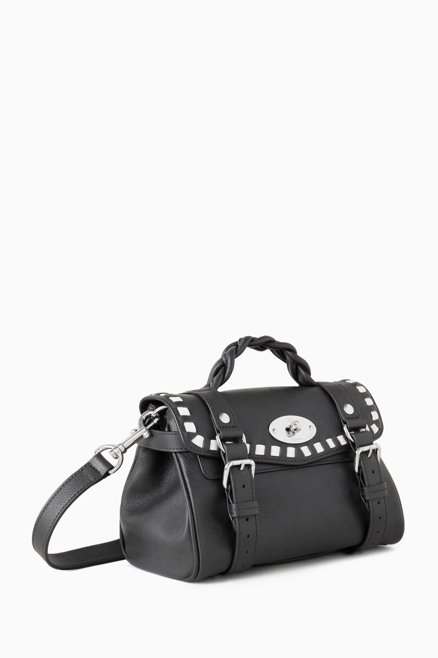 Buy Mulberry Multicolour Mini Alexa Satchel Bag in Whip Stitch