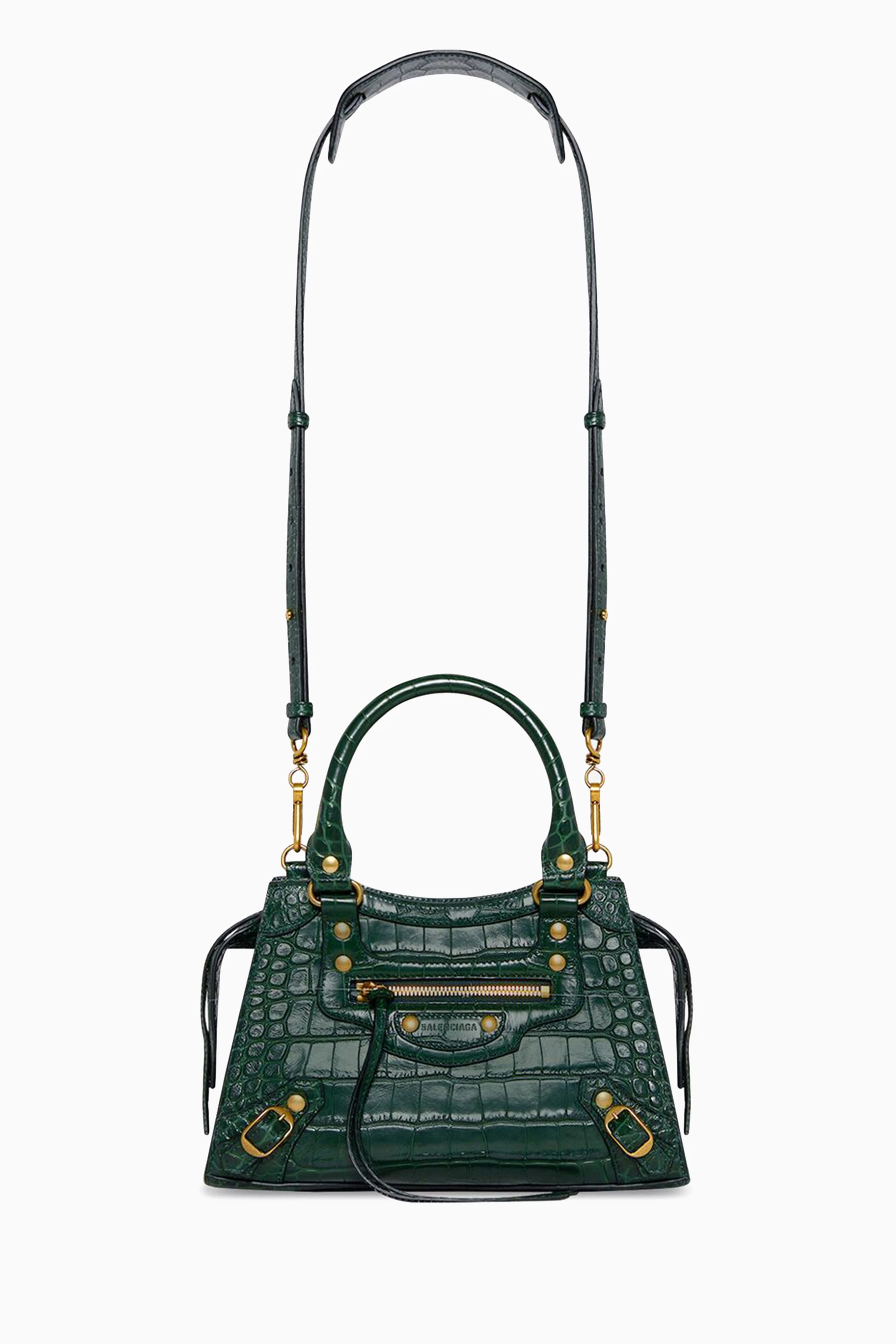 Green balenciaga bag hotsell