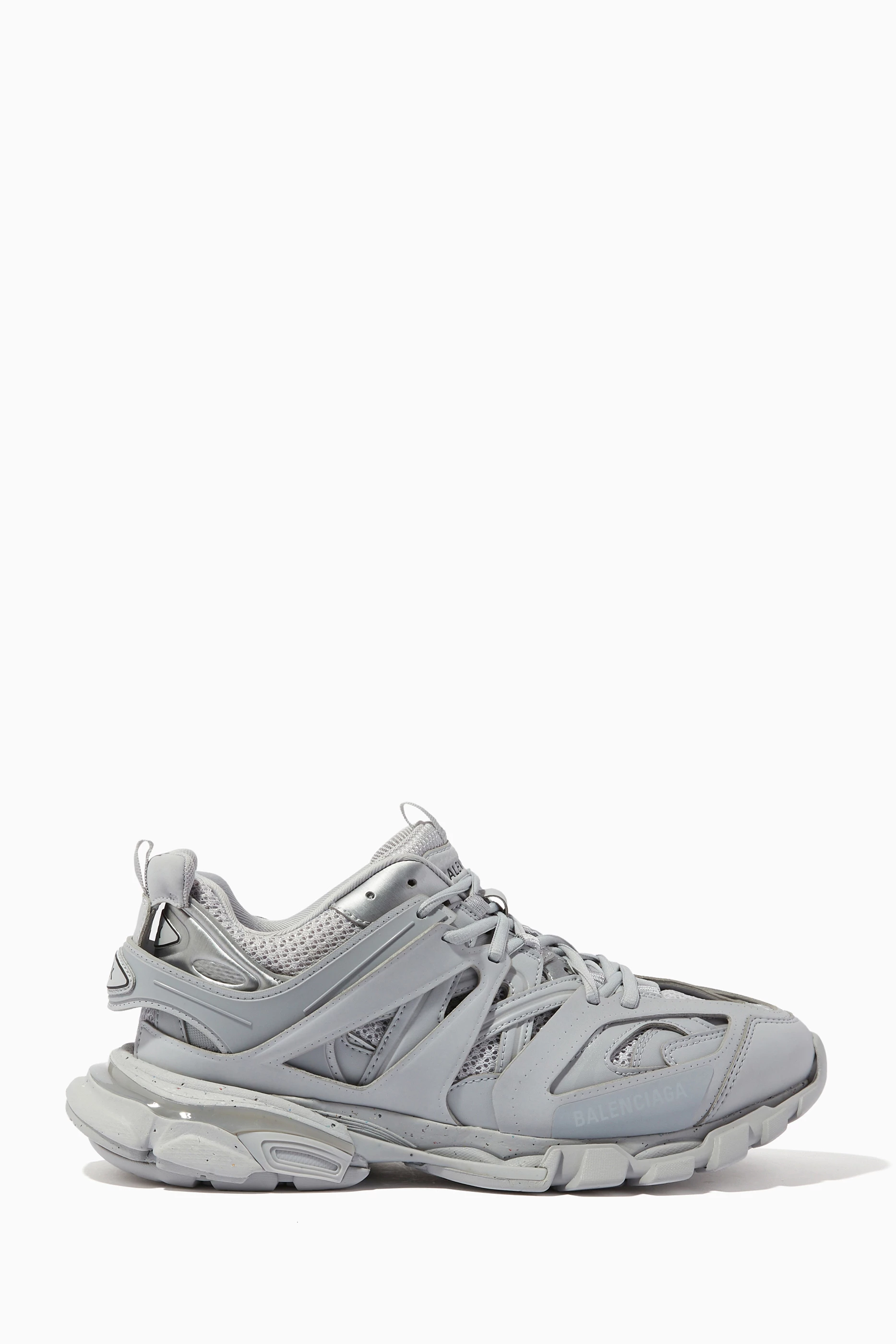 Buy Balenciaga Grey Track Sneakers in Recycled Mesh Nylon for Men Online Ounass Kuwait