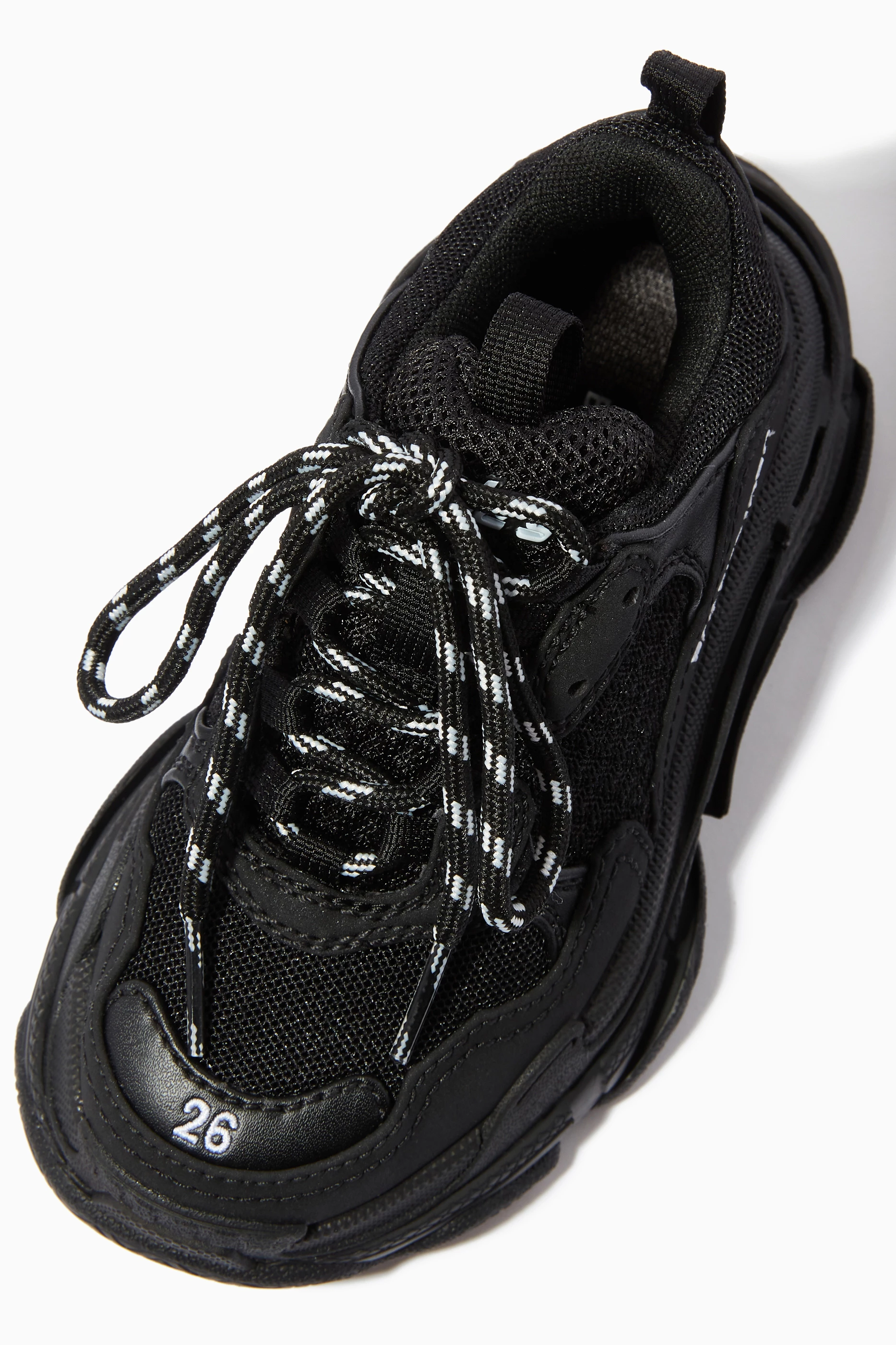 Buy Balenciaga Black Triple S Trainers in Double Foam Mesh for UNISEX Online Ounass Kuwait
