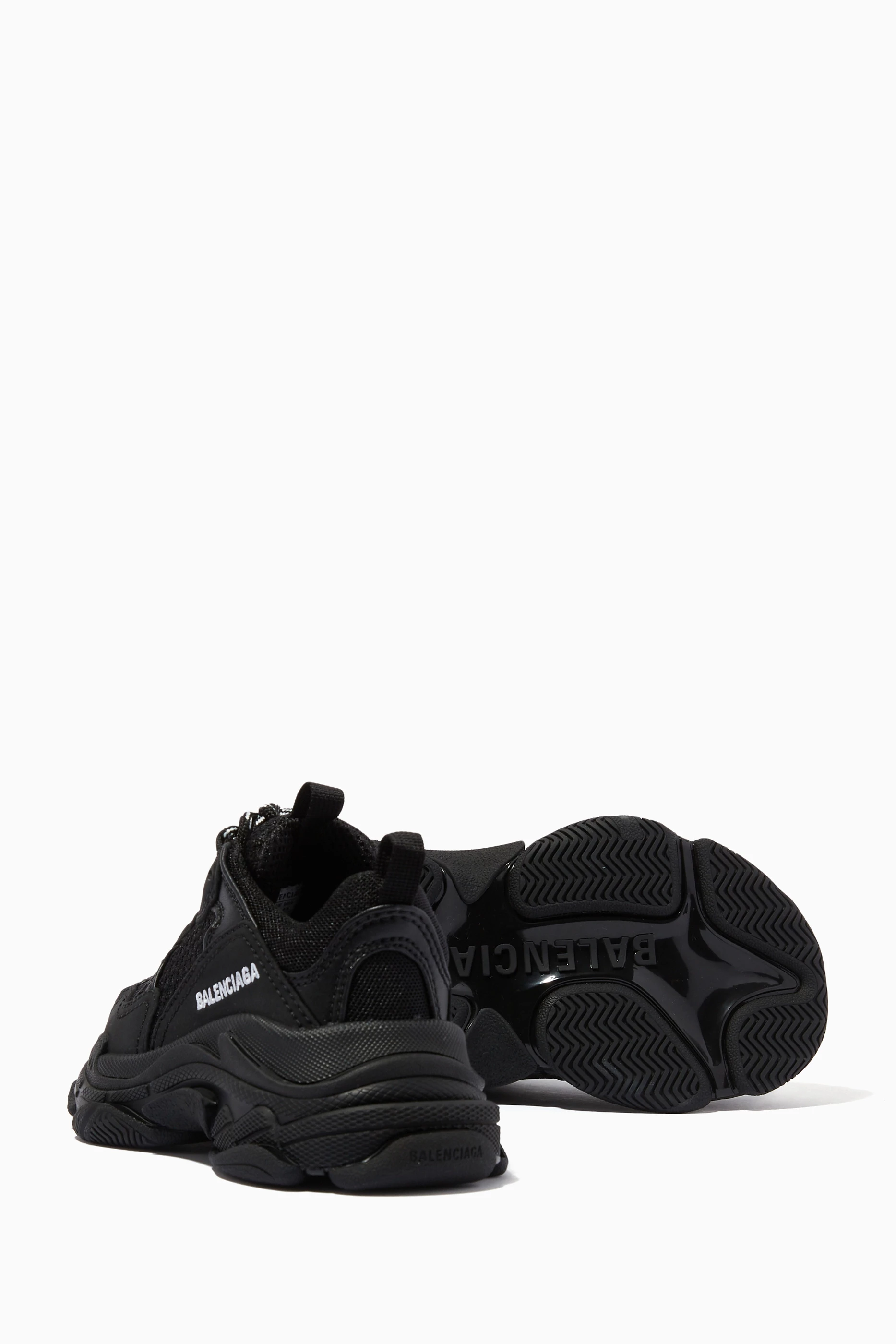 Buy Balenciaga Black Triple S Trainers in Double Foam Mesh for UNISEX Online Ounass Kuwait