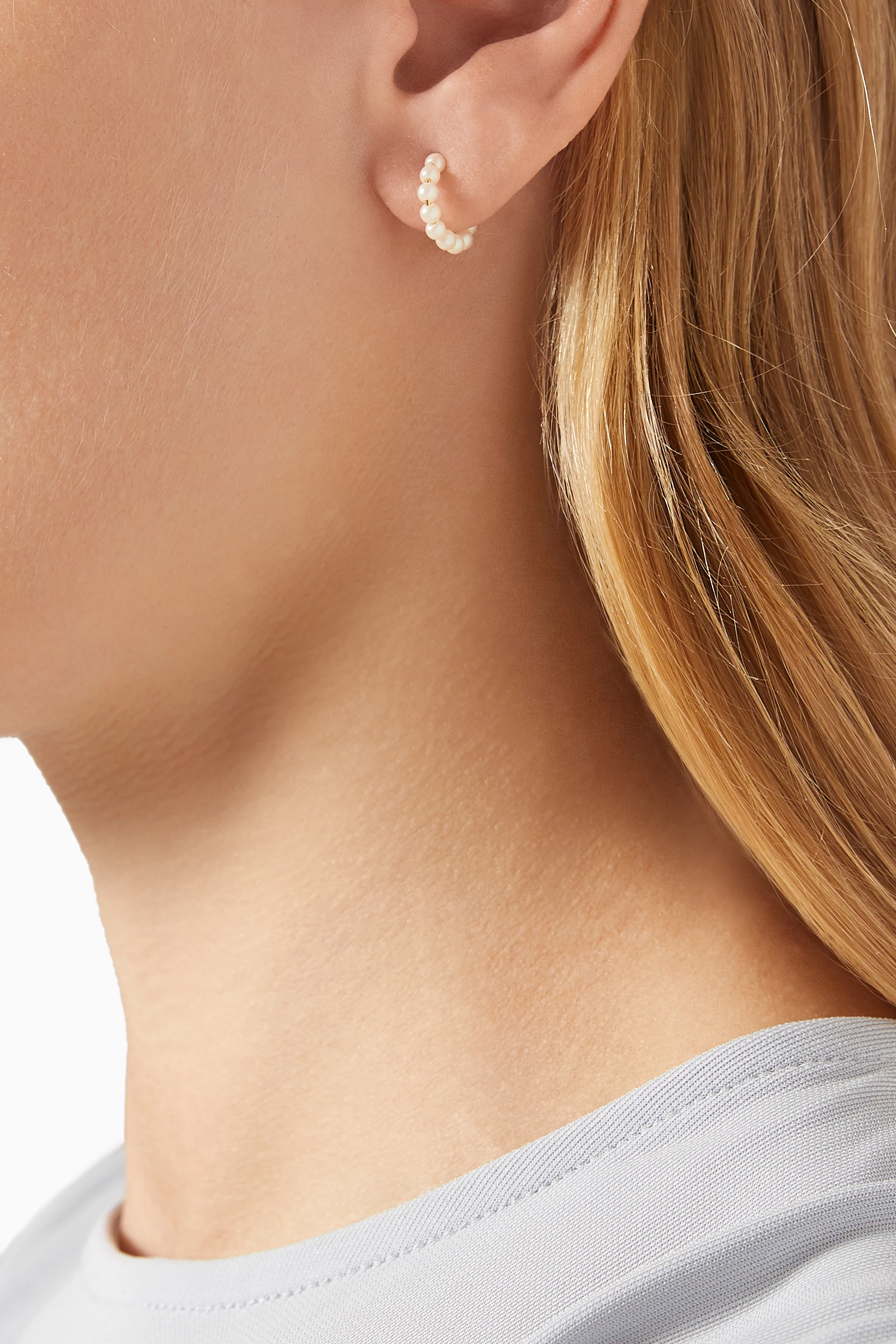 【kate spade】Tiny Twinkles Mini Pearl Mini Hoops☆ ピアス 215183711_crmgld_bk.jpg?ts=