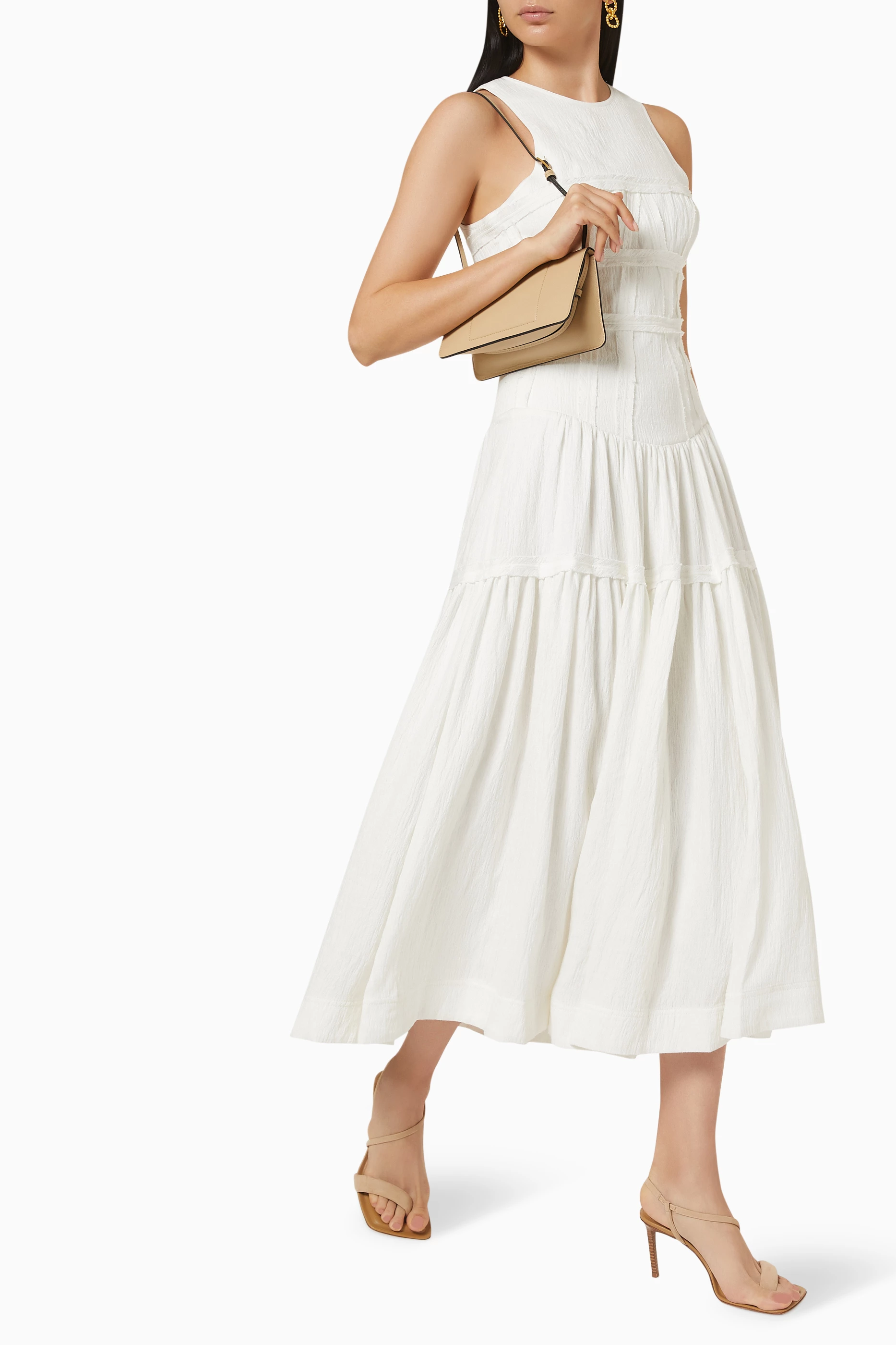 knee length dresses for ladies Tidal Corset Midi Dress main image 1