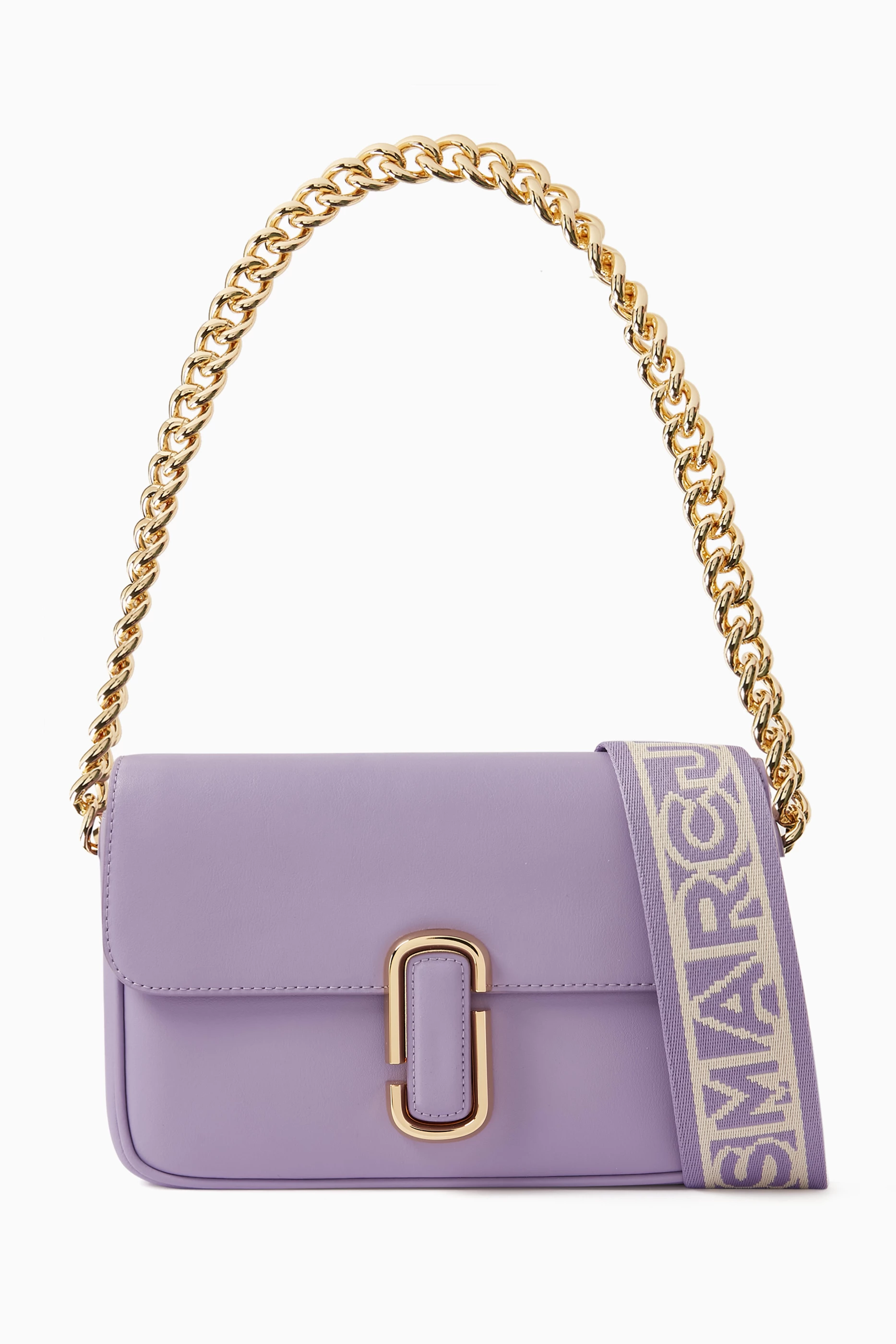 Buy Marc Jacobs Purple The J Marc Shoulder Bag in Leather for