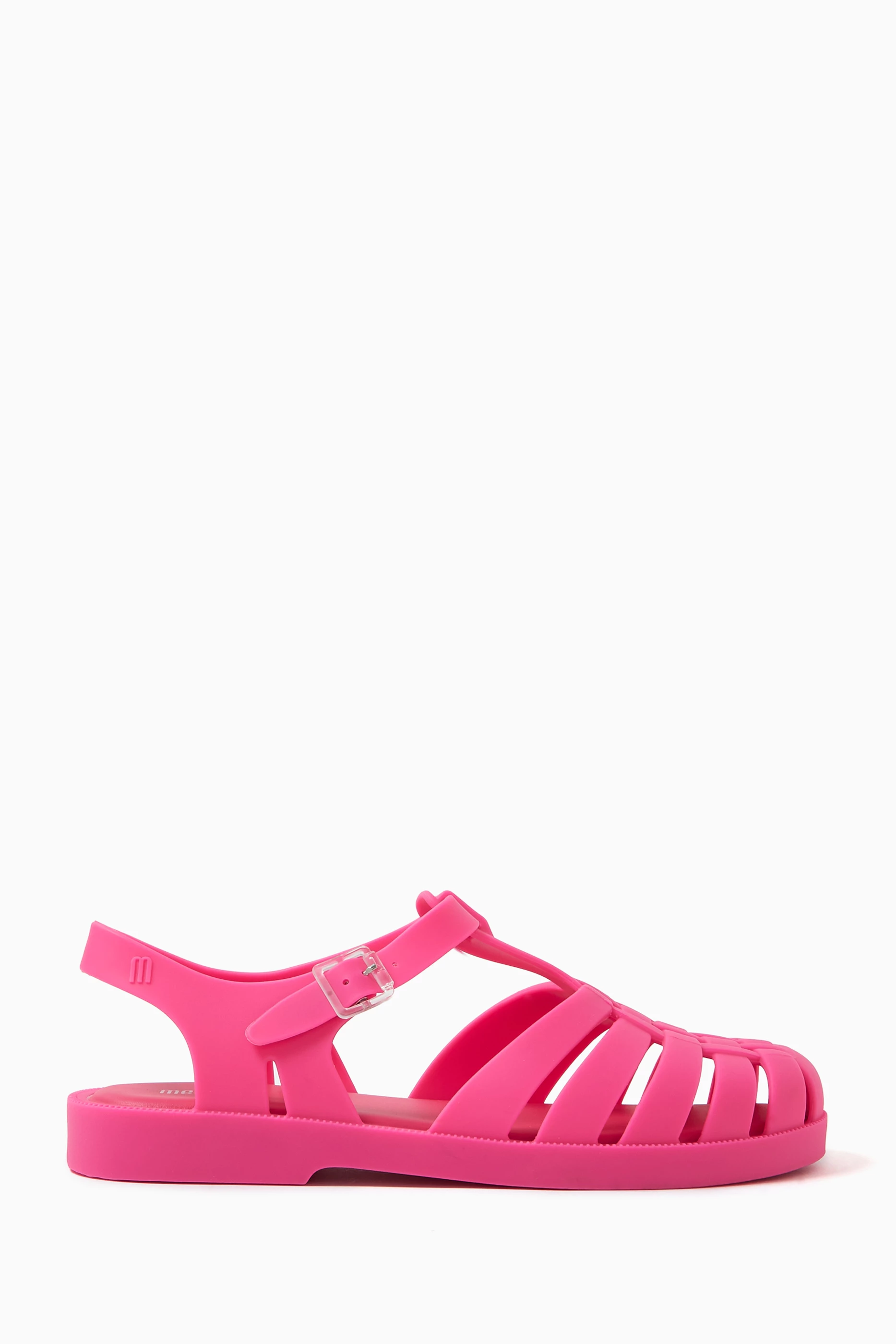 Buy Melissa Pink Possession Matte Flat Sandals in Melflex for Women Online Ounass Kuwait