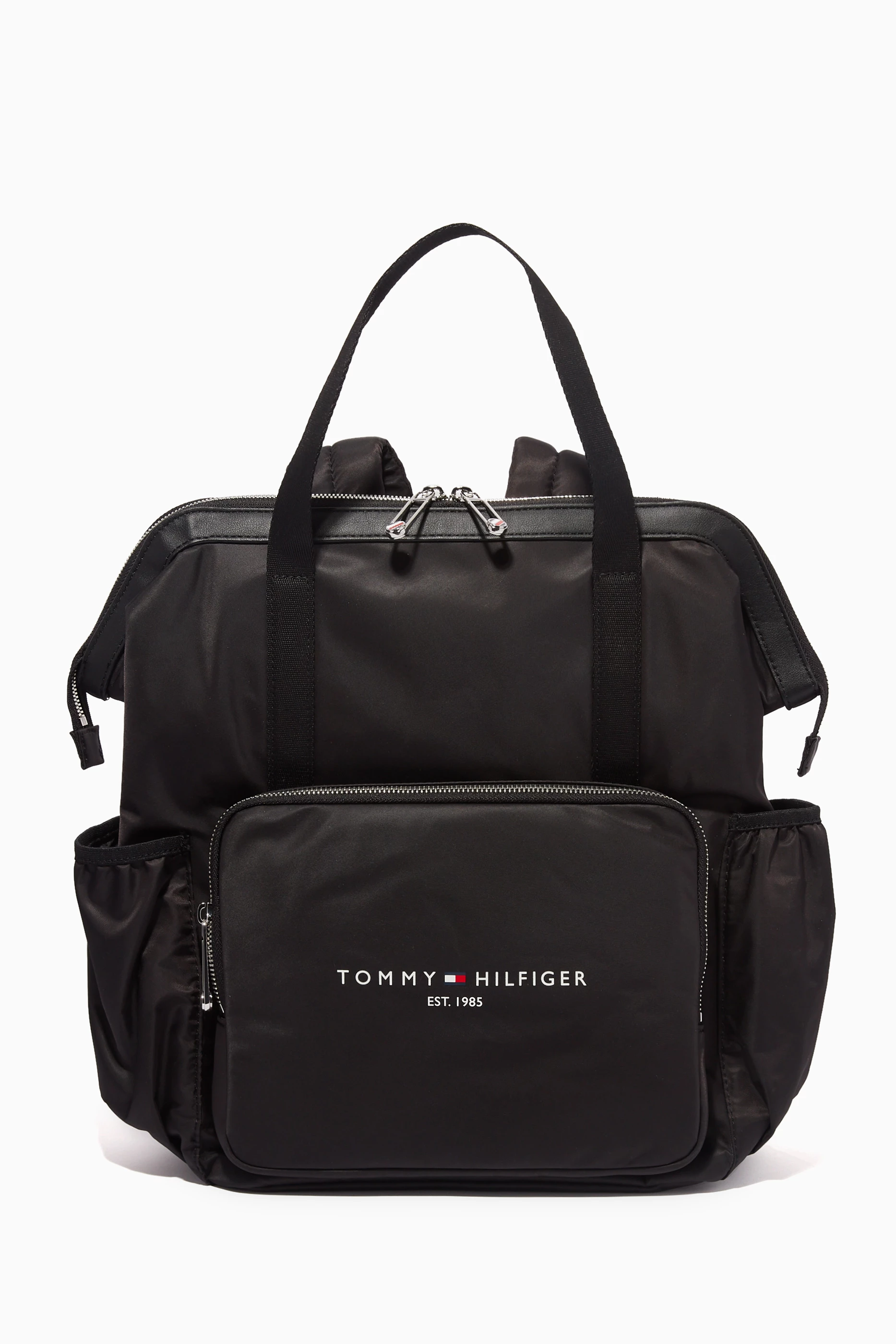 Buy Tommy Hilfiger Black Logo Baby Changing Backpack for UNISEX