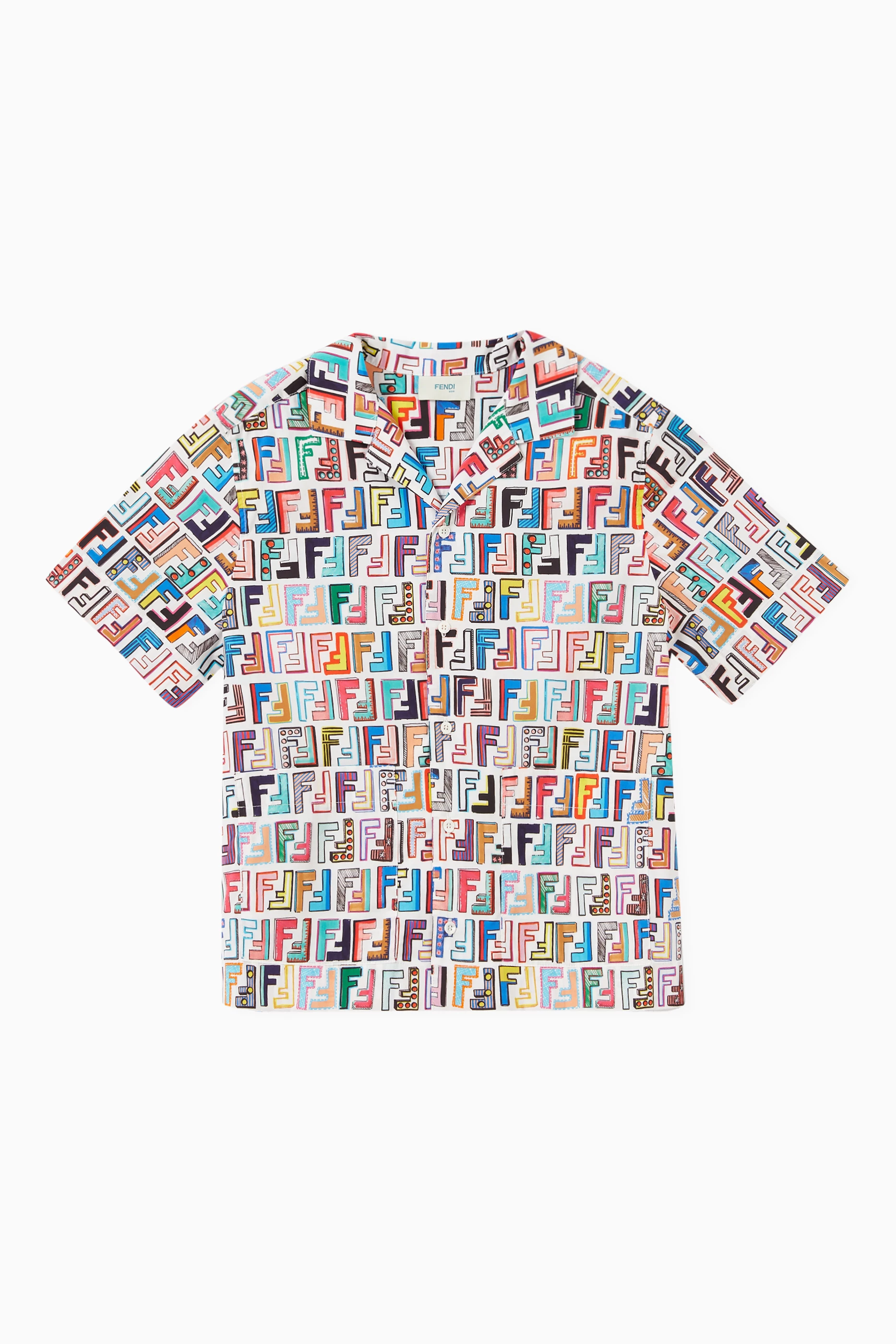 Fendi shirt with colorful letters outlet