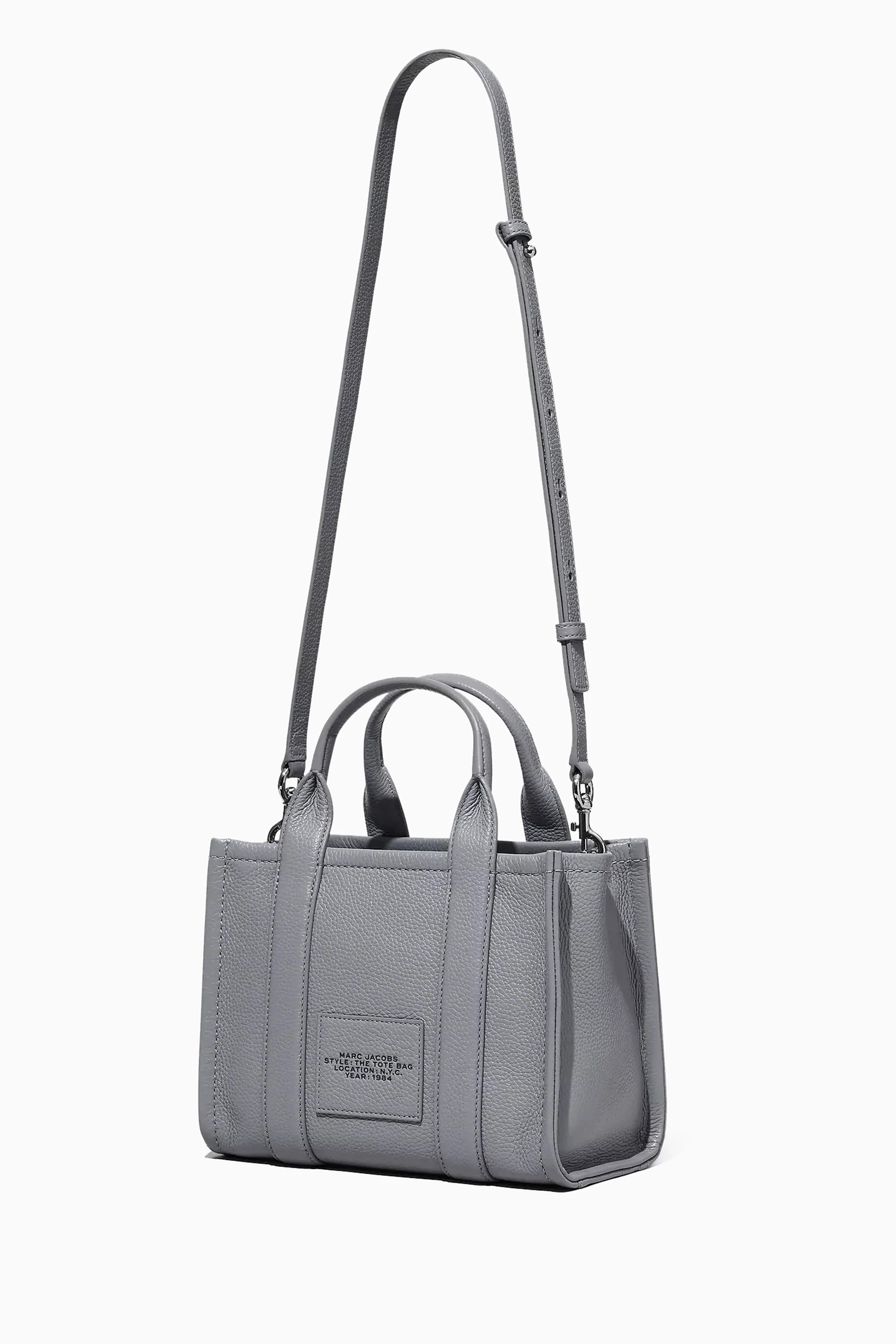 新品未使用 F.C.R.B 23SS SMALL TOTE BAG Buy Marc Jacobs Grey The Small Tote Bag in Leather For Women