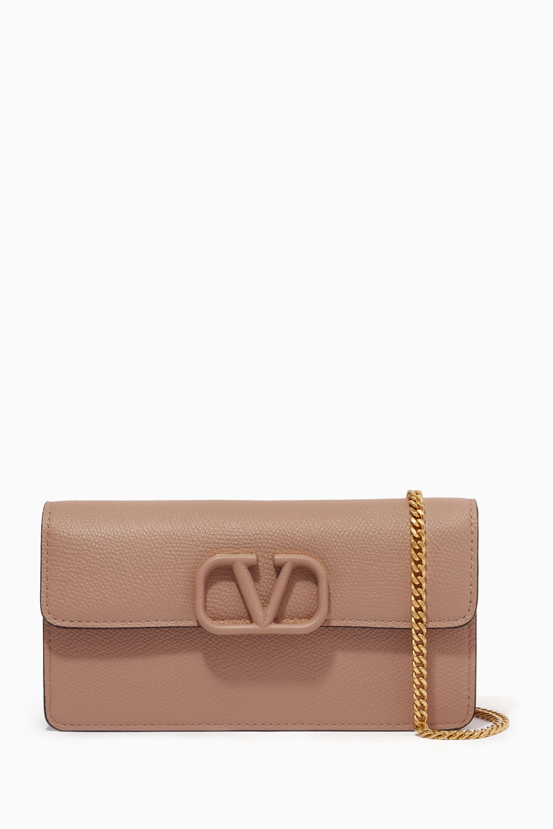 【VALENTINO】VSLING WALLET WITH CHAIN Valentino Garavani - Rubin VSLING Wallet on Chain