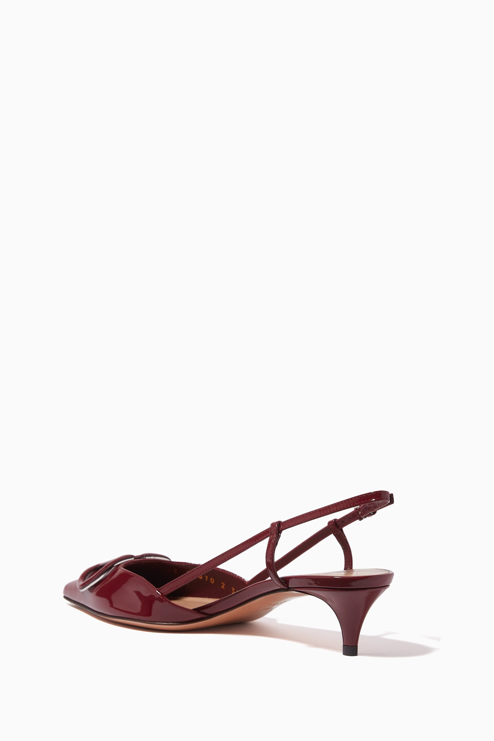 Buy Valentino Garavani Burgundy Valentino Garavani VLOGO