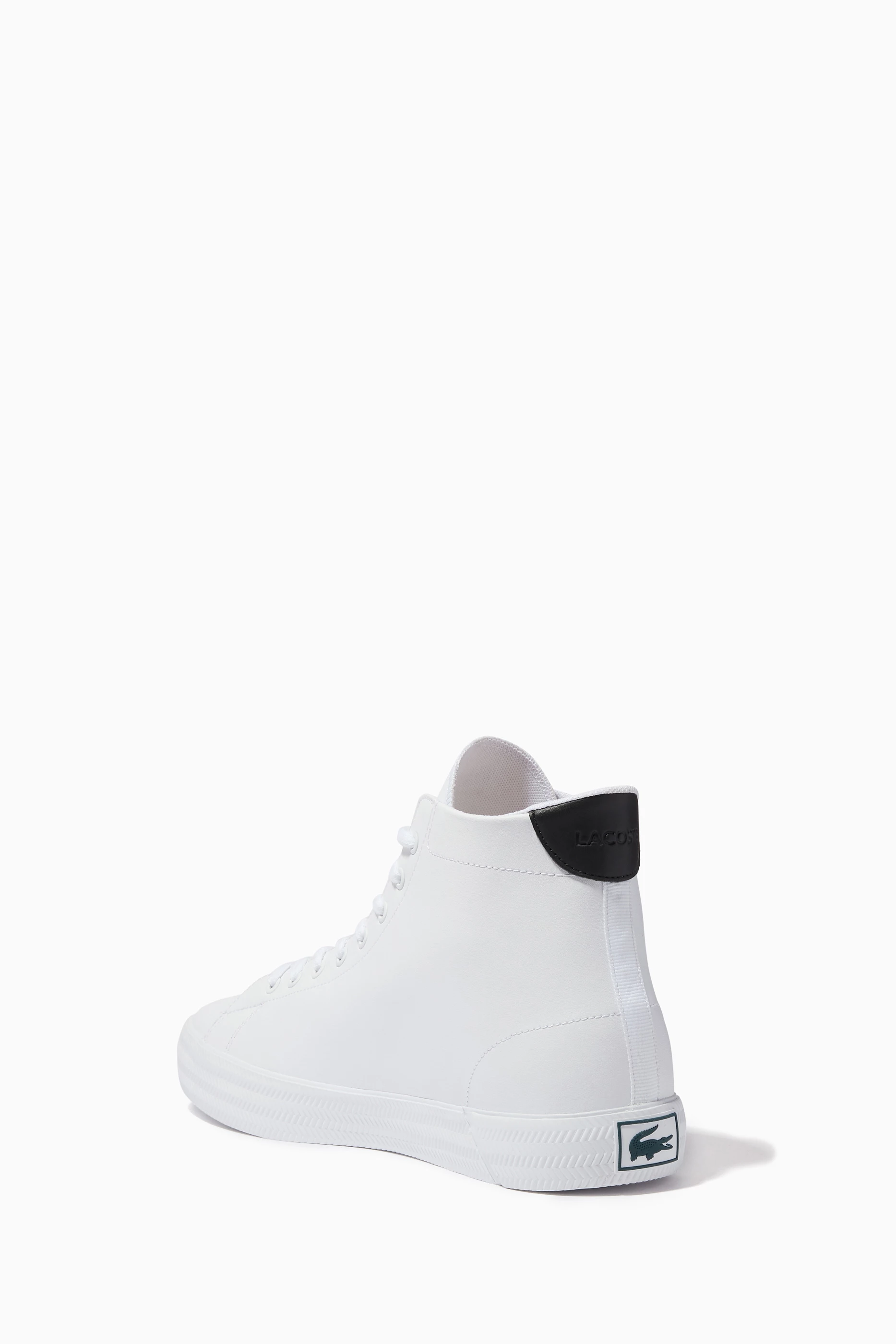 White lacoste boots new arrivals