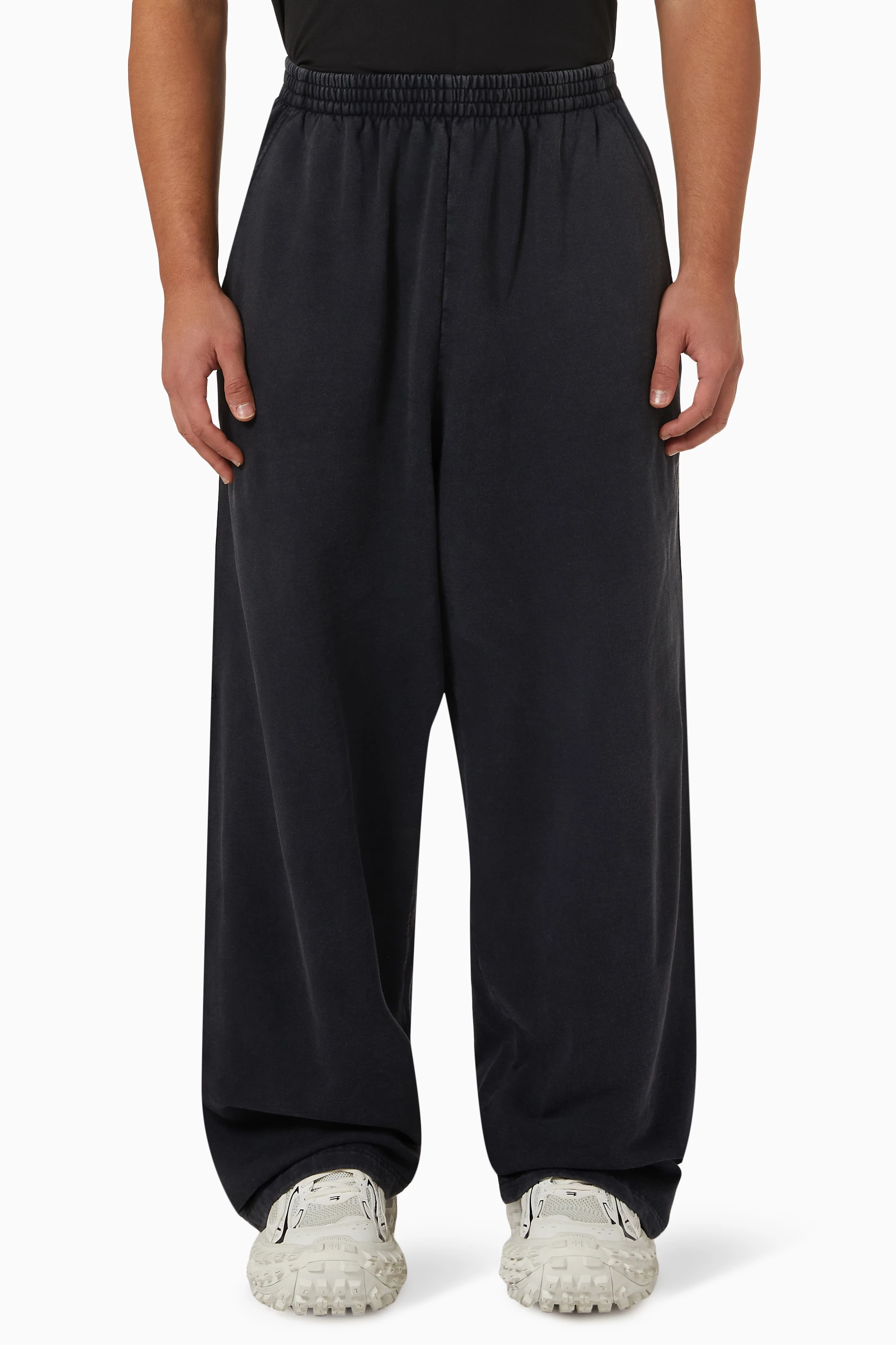 Black loose sweatpants clearance