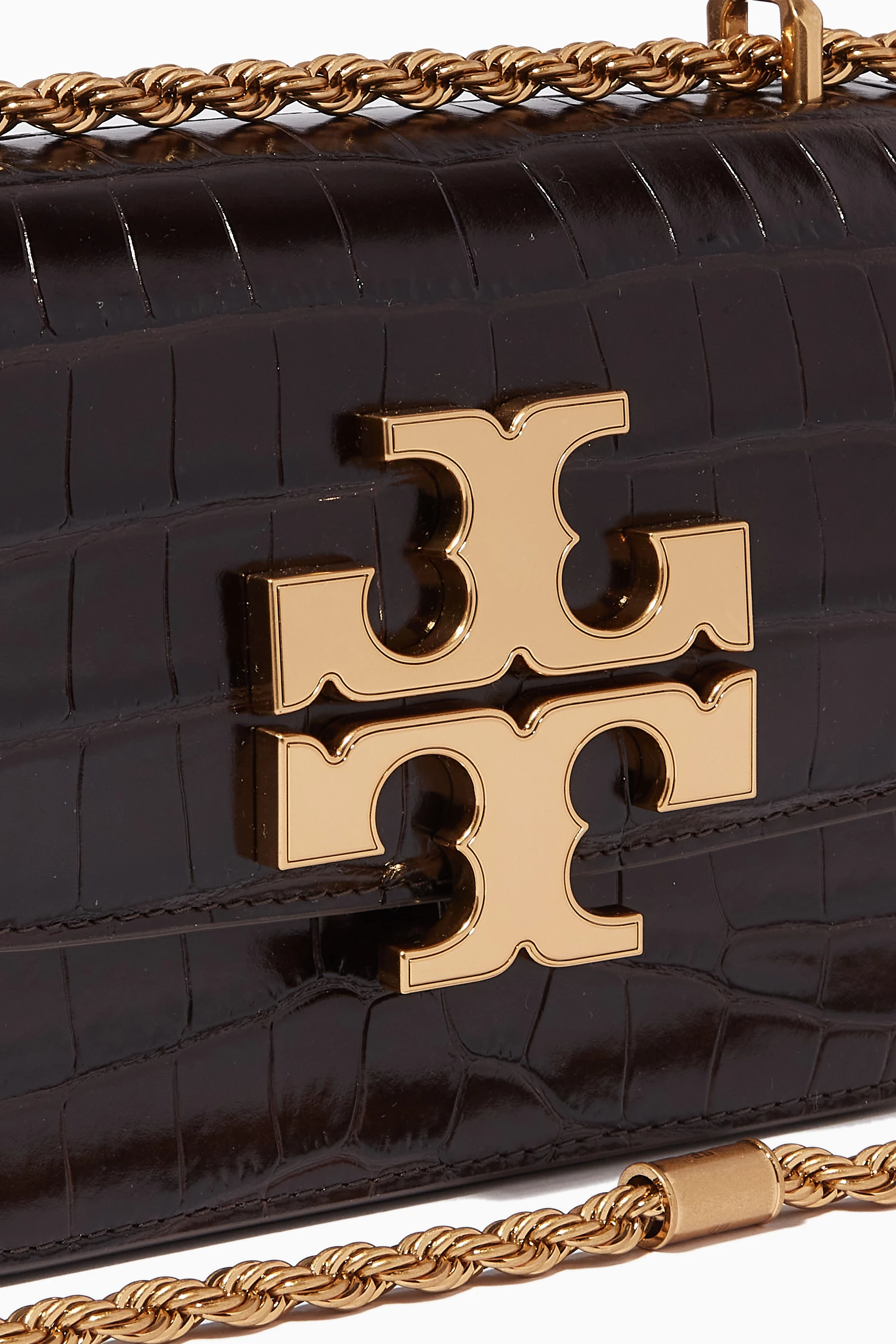 Buy Tory Burch Brown Small Eleanor Convertible Shoulder Bag in