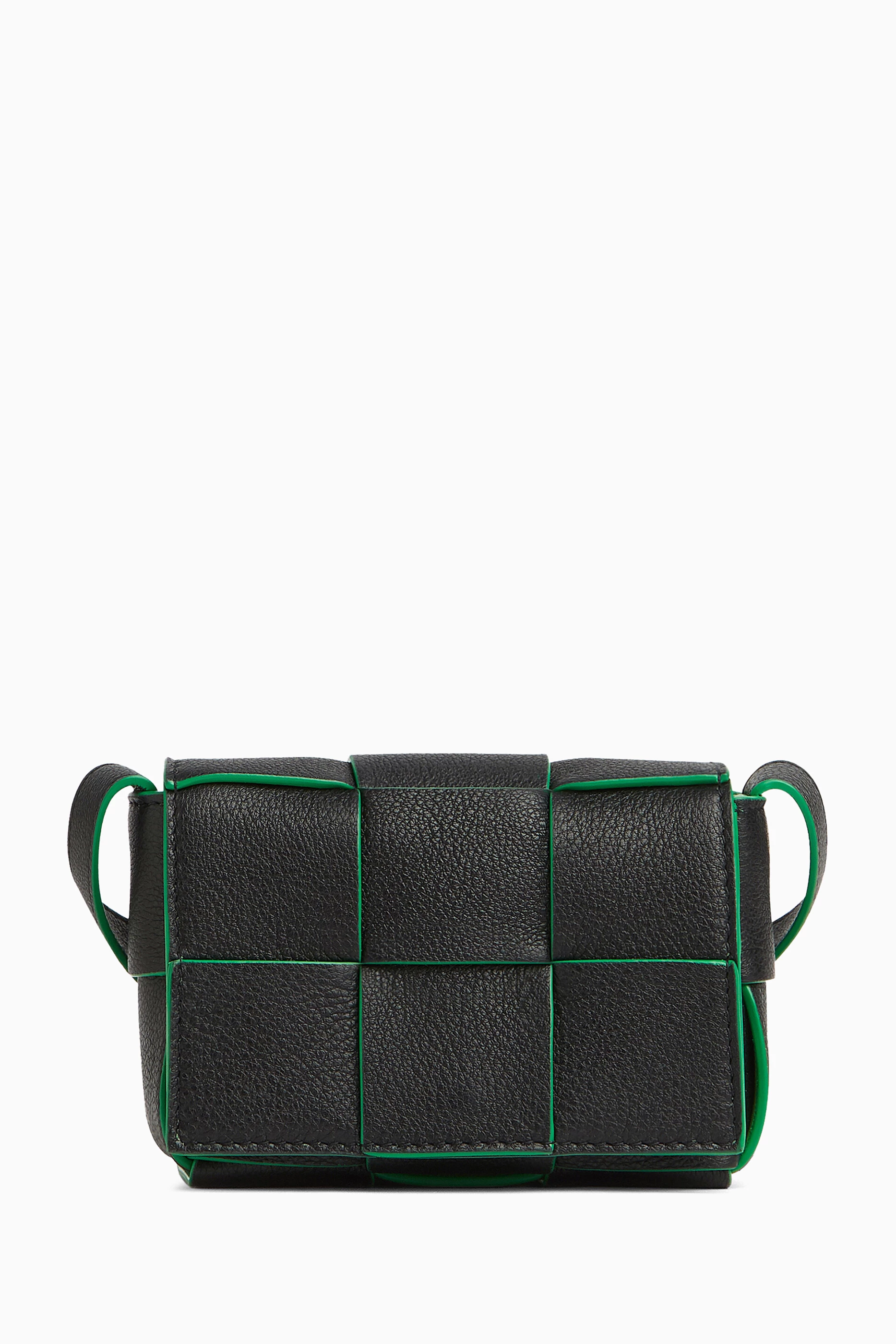 Buy Bottega Veneta Black Mini Candy Cassette Crossbody Bag