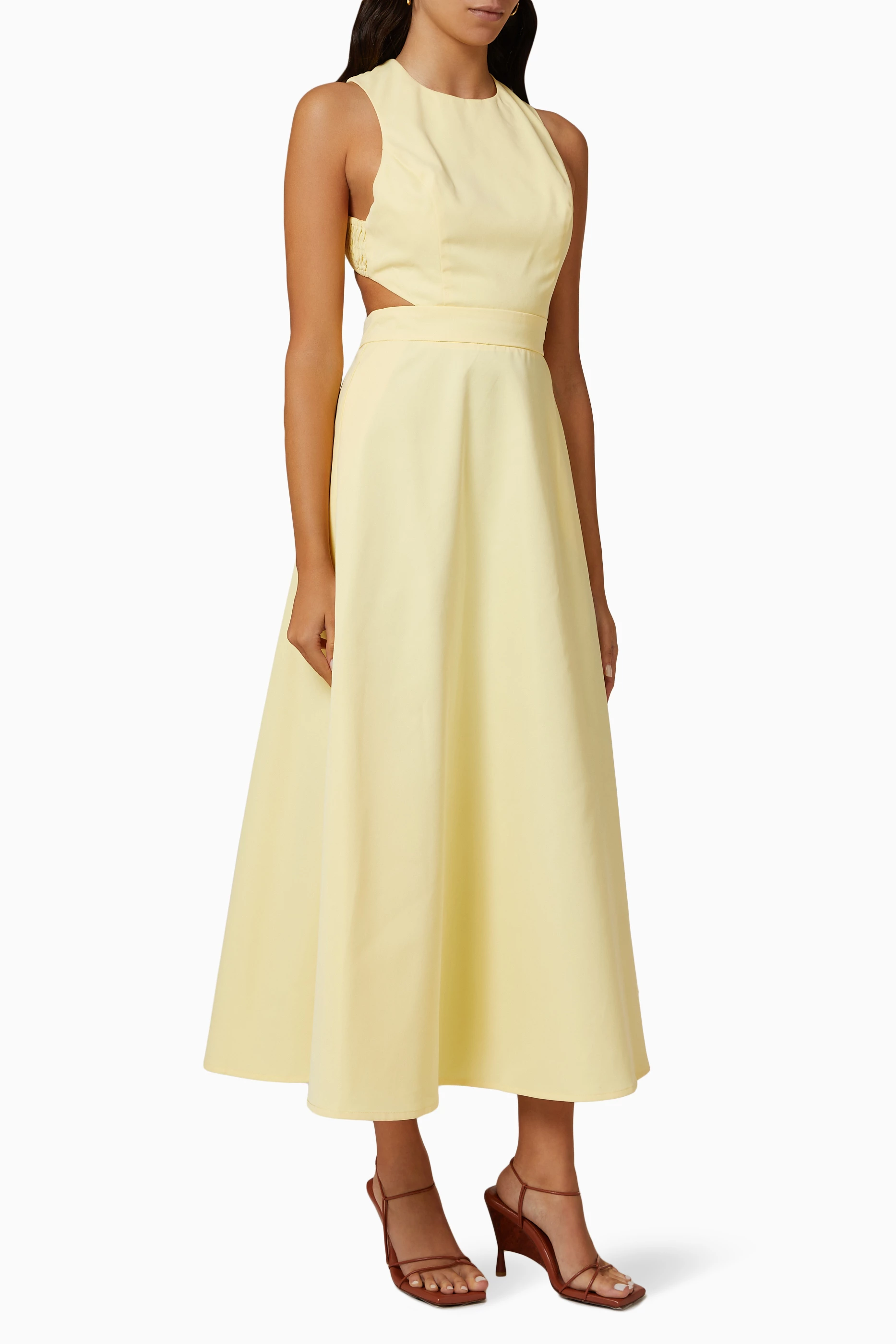 Buy Mossman Yellow Inner Guidance Maxi Dress for Women Online Ounass Kuwait