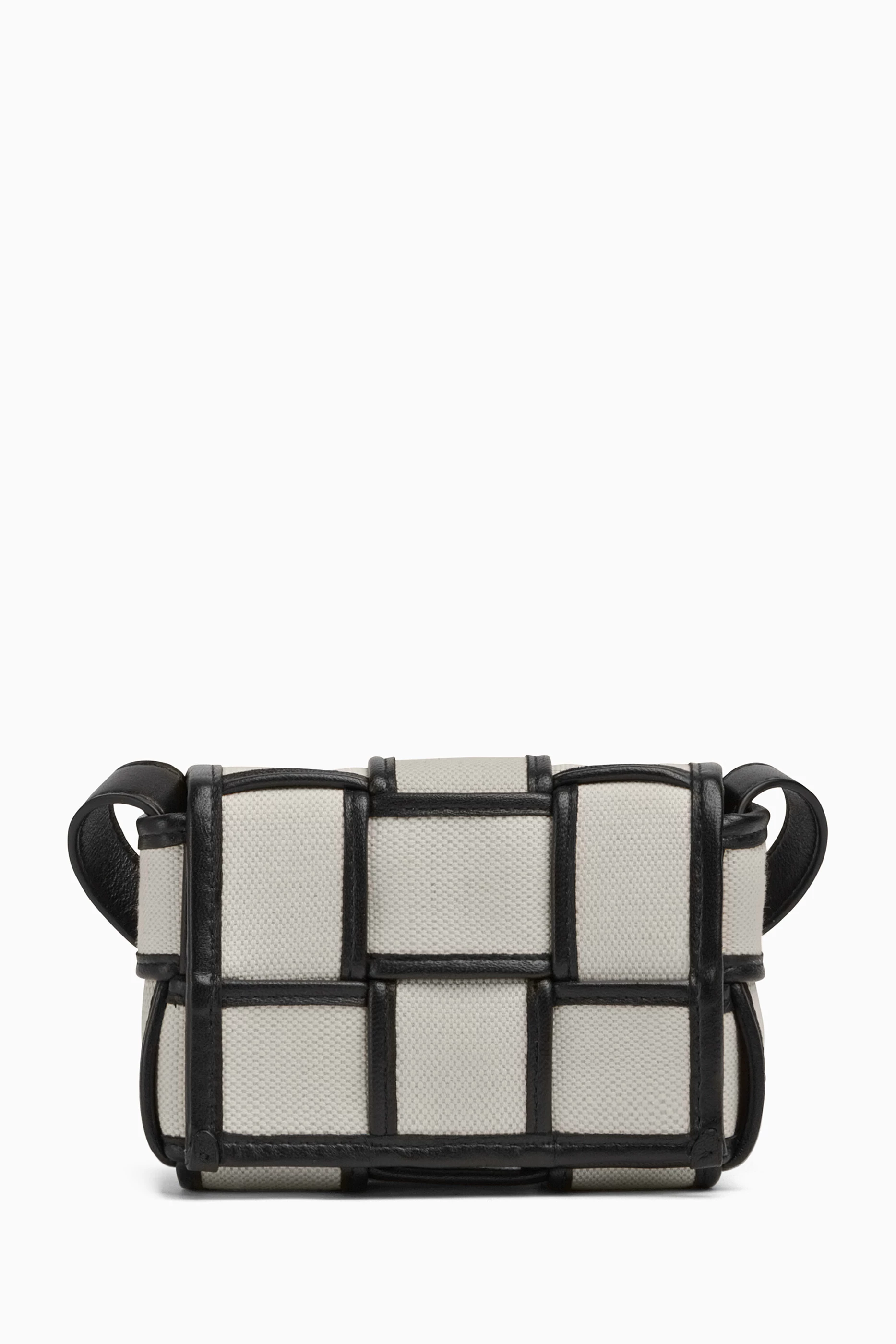 【BOTTEGA VENETA】CASSETTE CROSSBODY BAG Buy Bottega Veneta Neutral Mini Cassette Crossbody Bag in