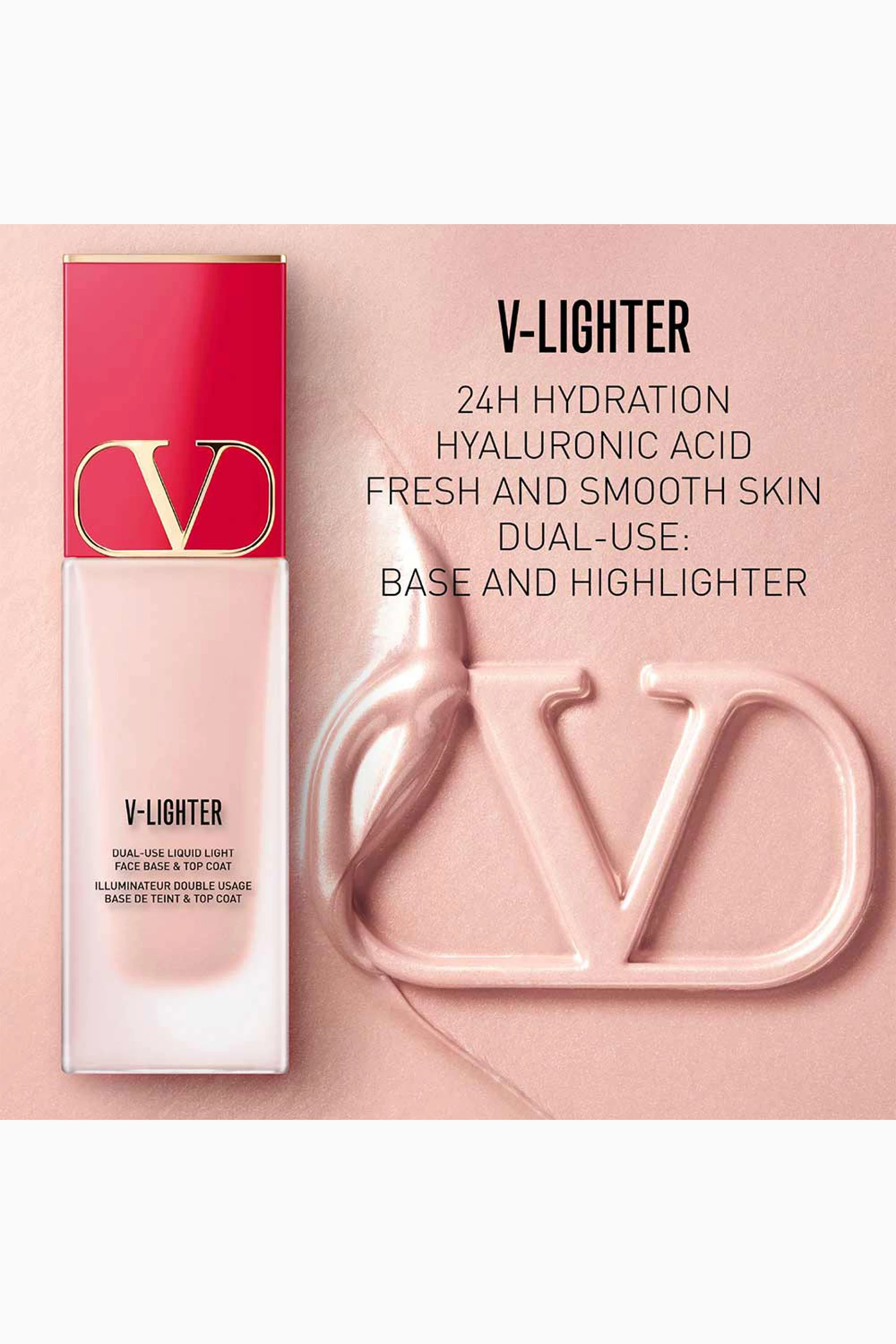 Buy Valentino Beauty Pink Rosa V-Lighter Illuminating Face Primer