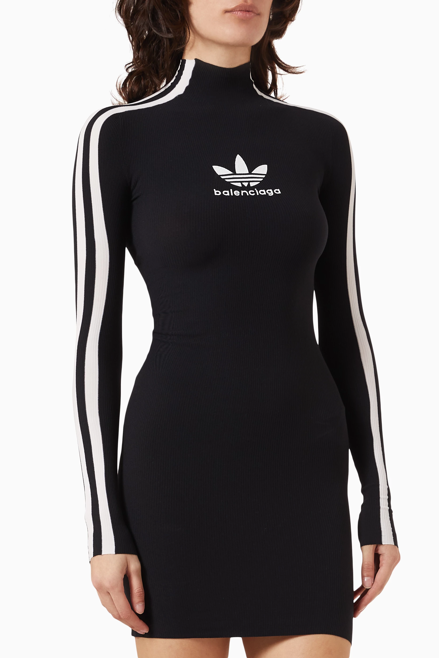 ワンピース Adidas X Balenciaga Dresses ADIDAS X BALENCIAGA - Logo Sports Mini Dress Balenciaga