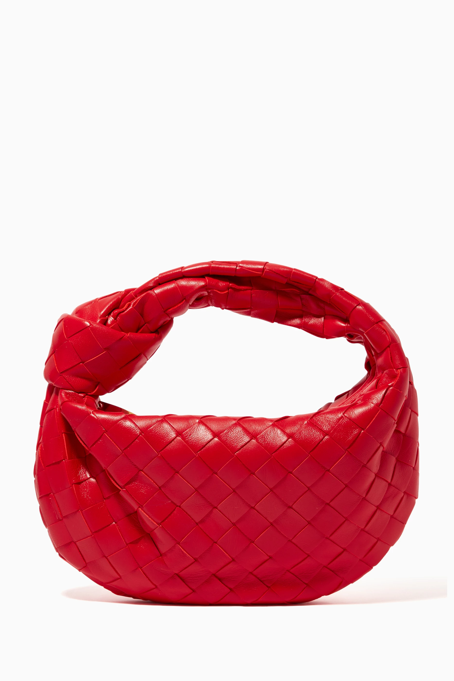 Bottega red bag hotsell