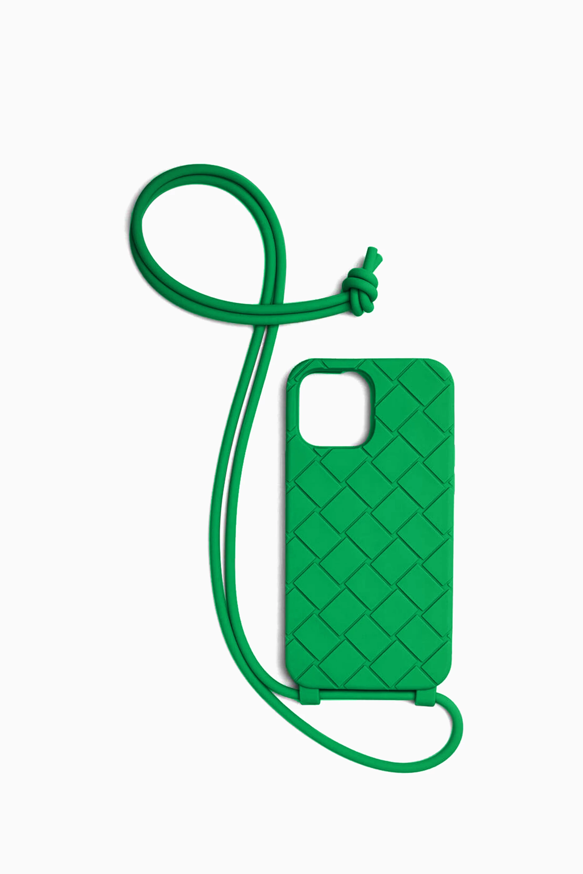 Buy Bottega Veneta Green iPhone 14 Pro Case on Strap for UNISEX