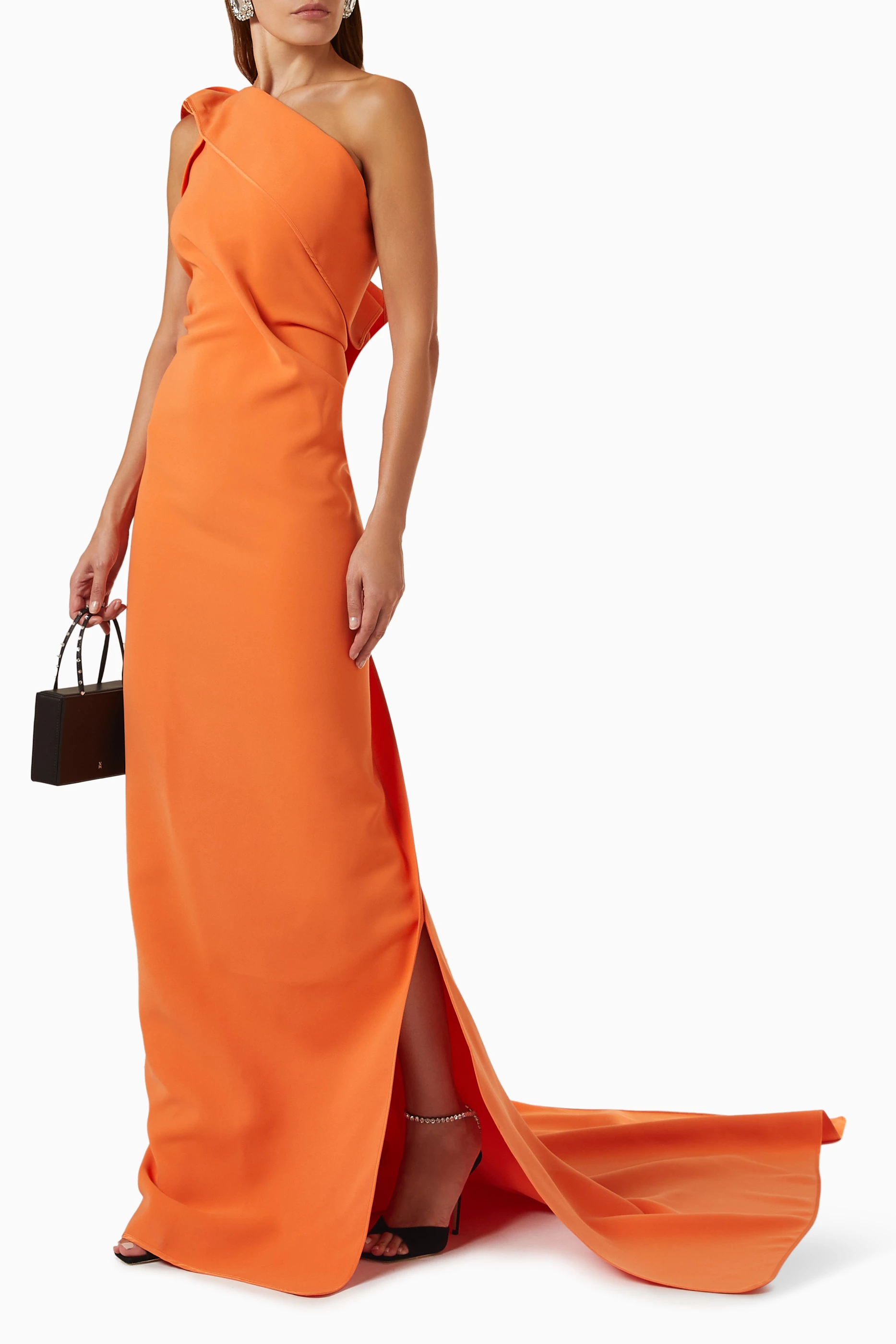 maticevski orange dress Ulysses gown in orange - Maticevski