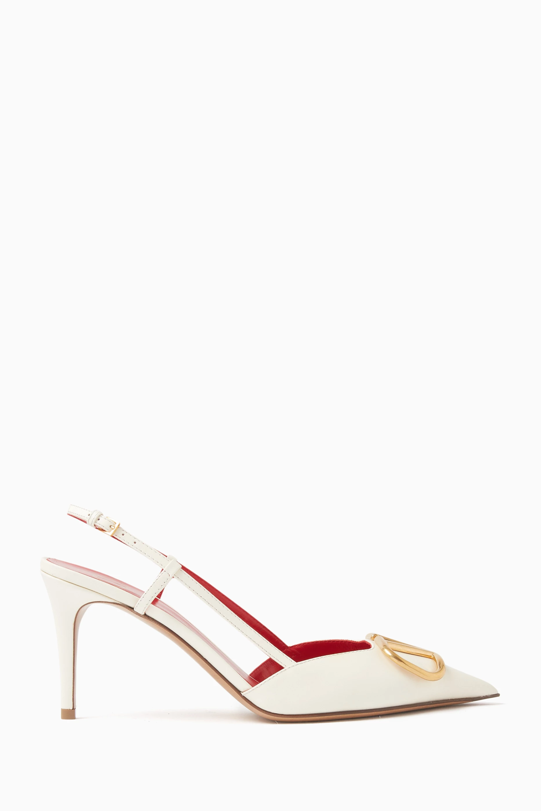 Valentino white heels top