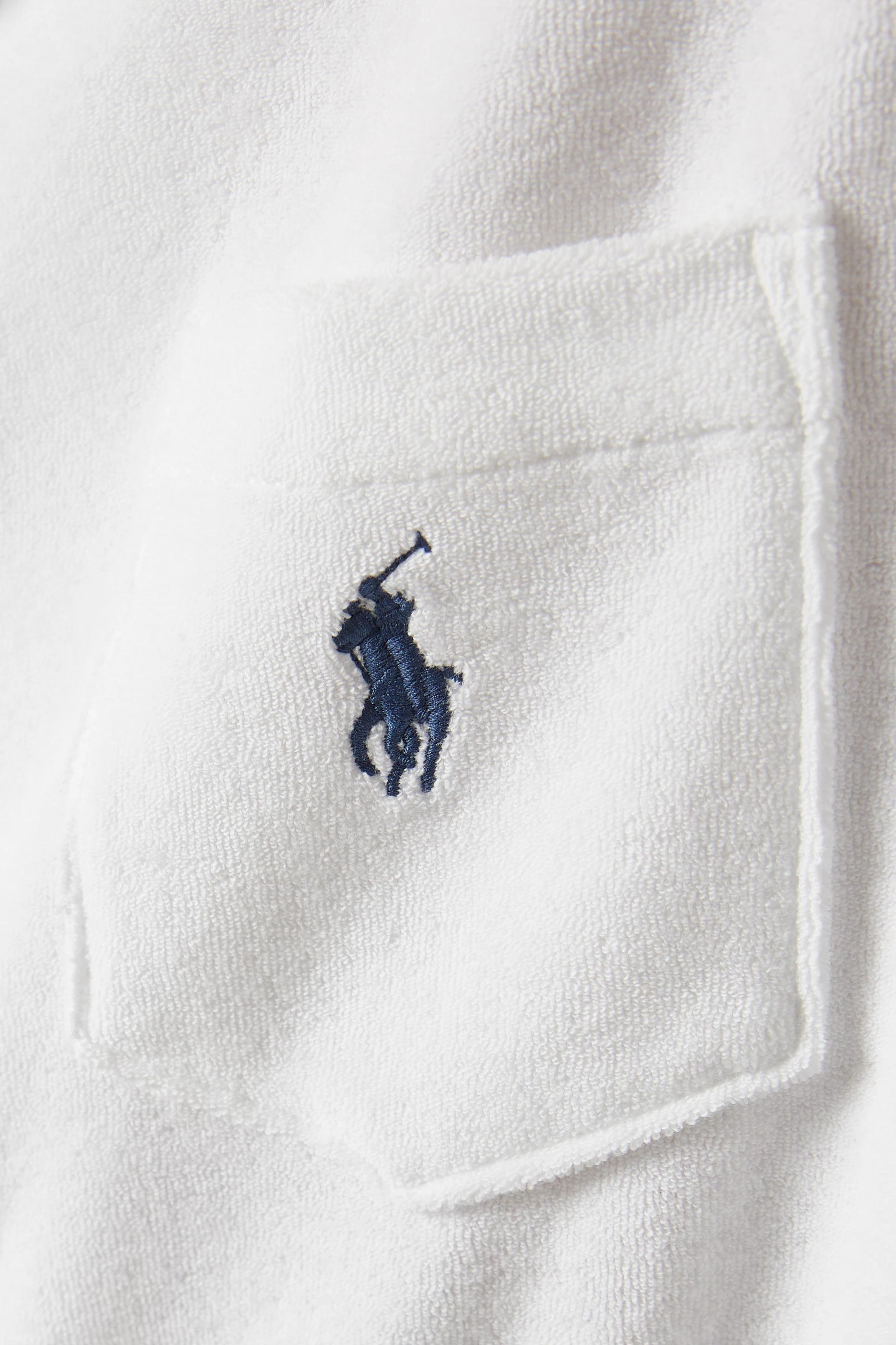 ★★POLO RALPH LAUREN★★ Terry Camp Shirt White MNPOWOV1N82 Ralph Lauren Terry Camp Shirt - White | Editorialist