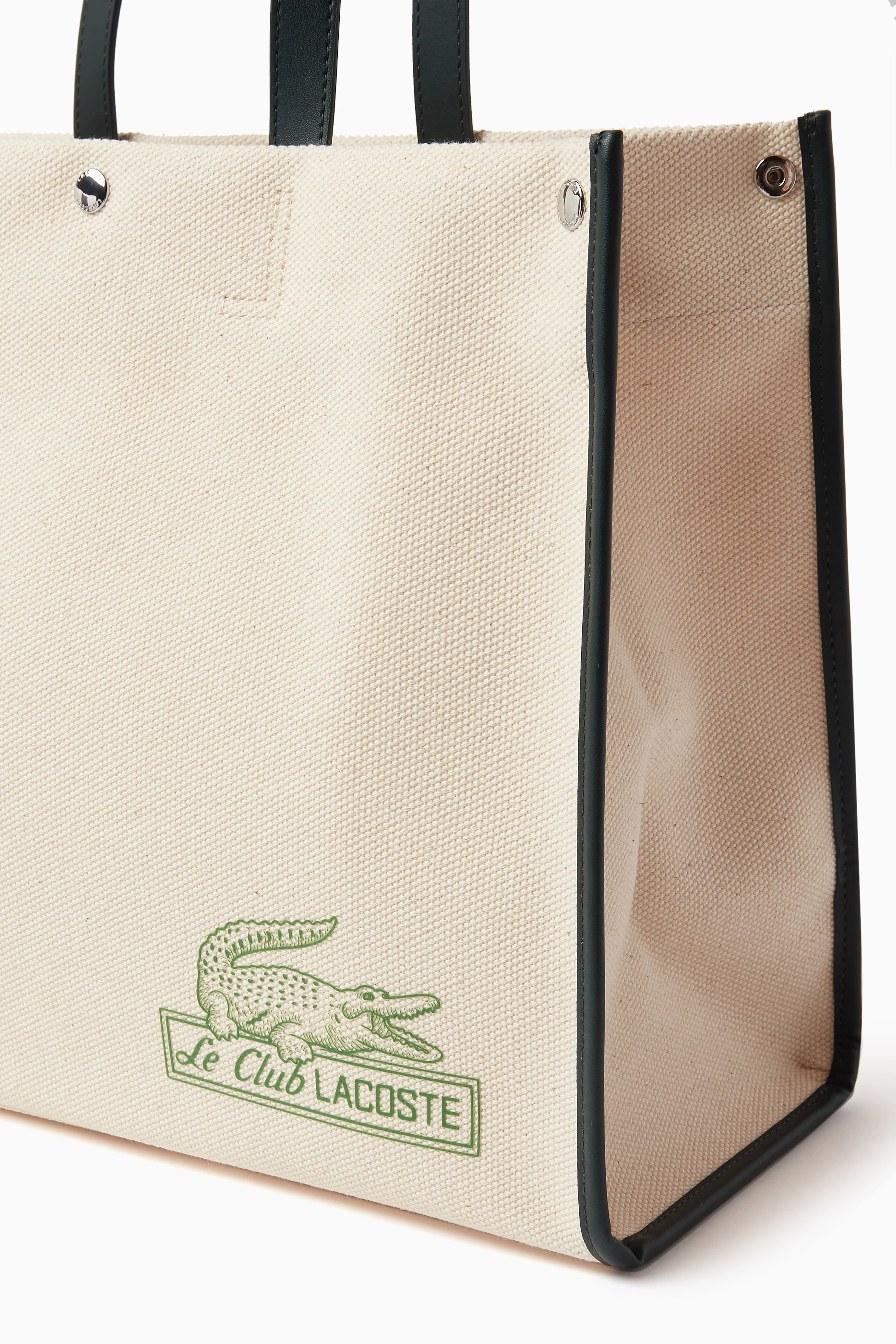 Lacoste canvas tote bag new arrivals