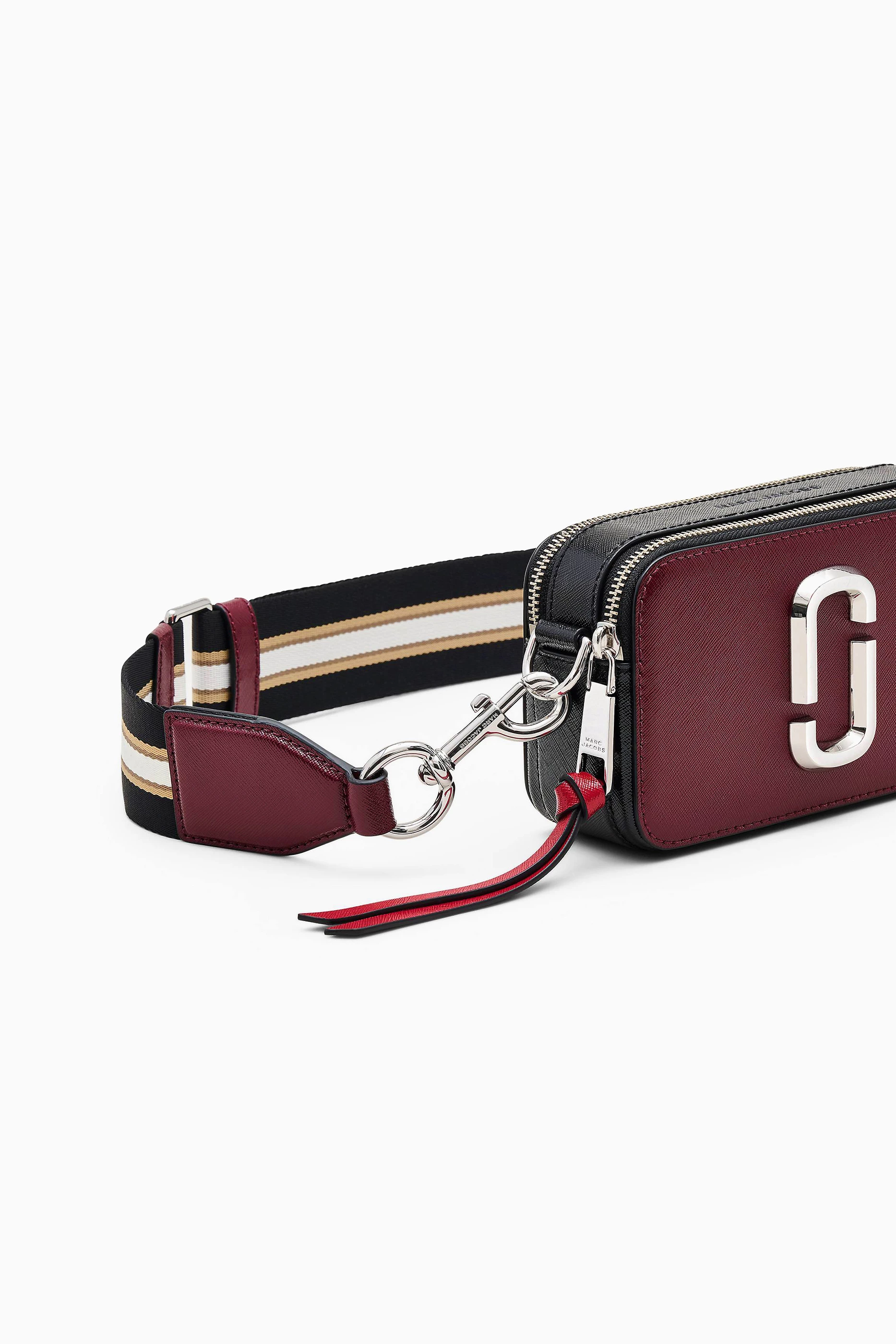 Buy Marc Jacobs Burgundy The Snapshot Camera Crossbody Bag in 