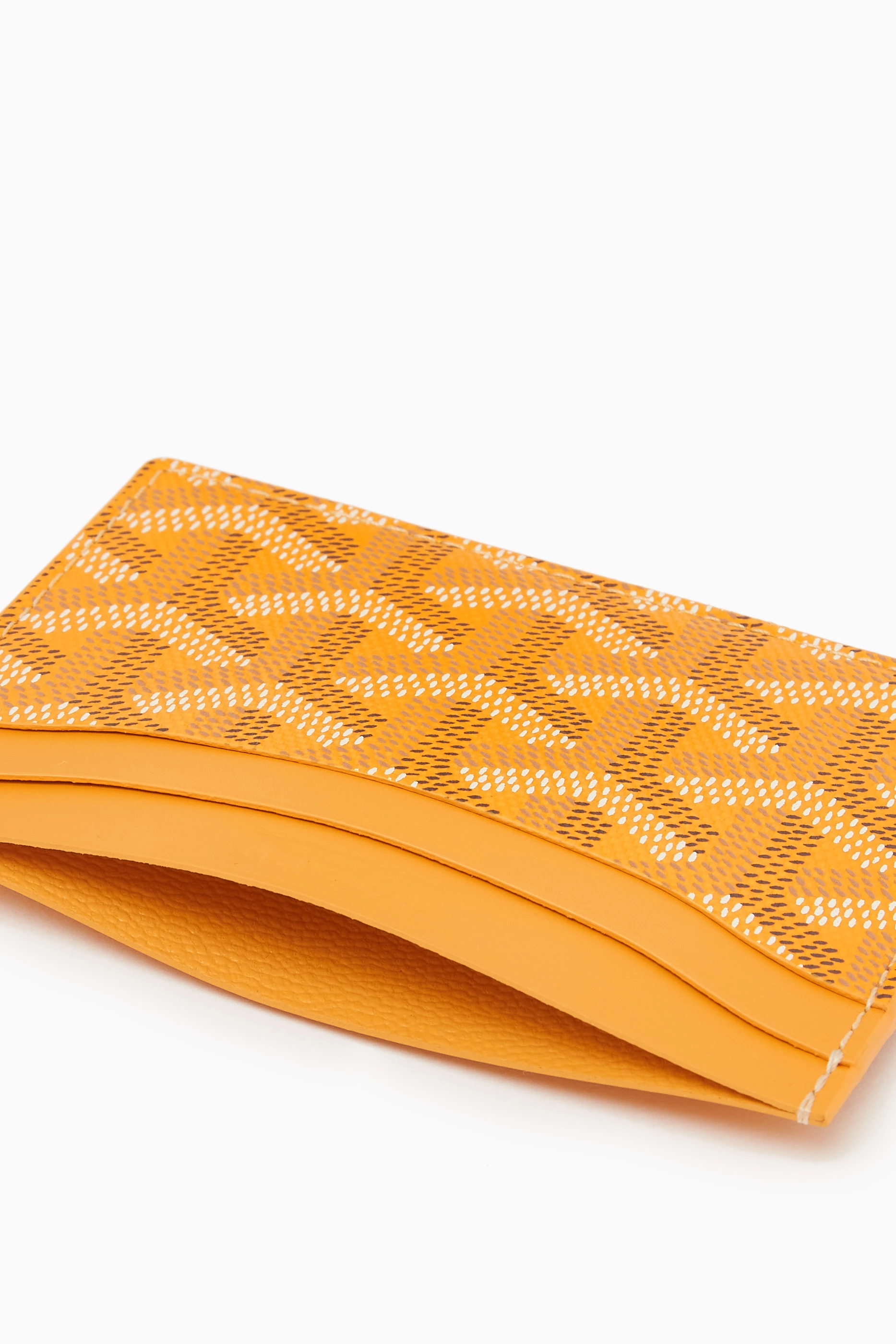 Goyard yellow card holder new arrivals