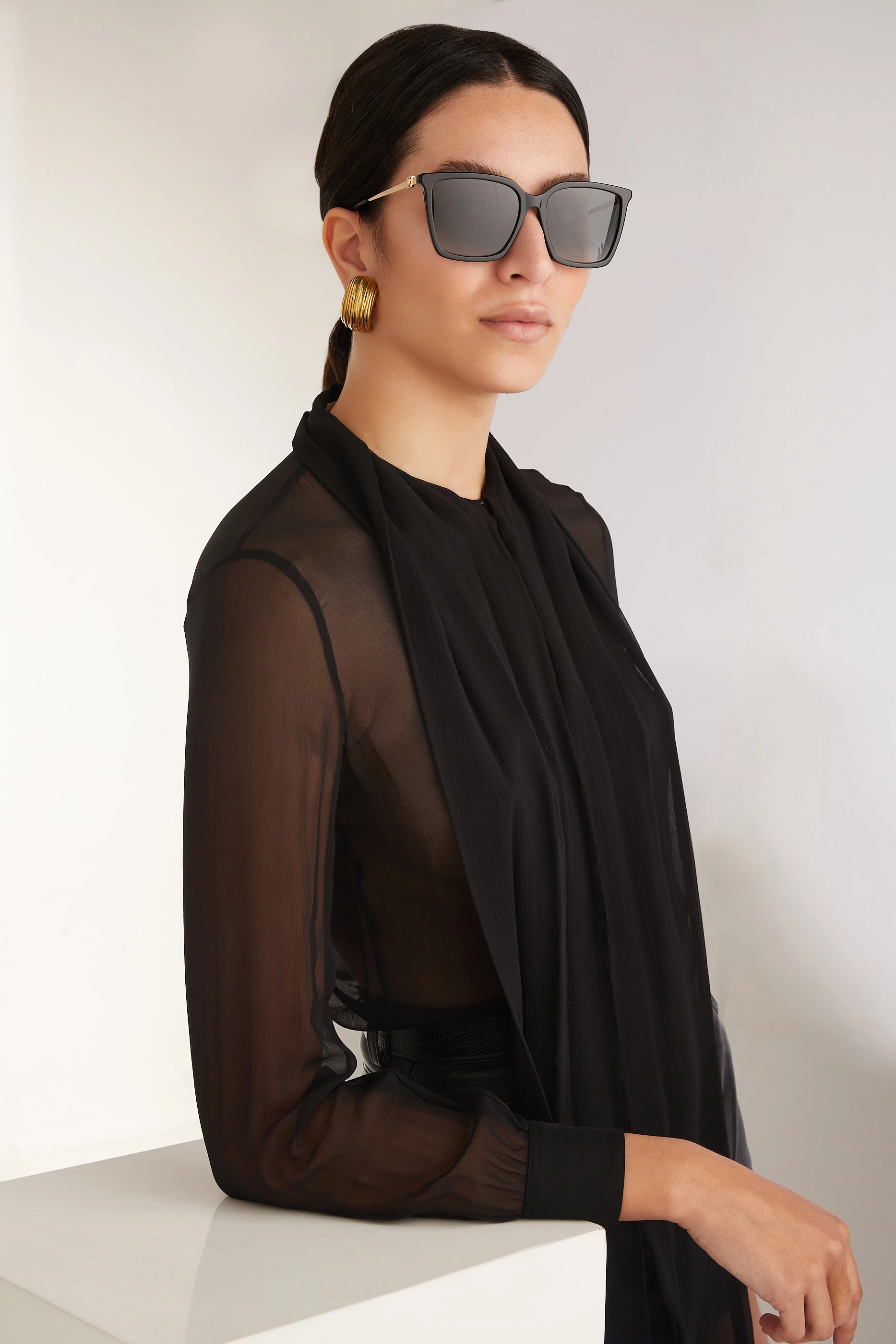 Jimmy Choo Totta Sunglasses Jimmy Choo TOTTA/G/S - 1ED IR Green | Sunglasses Woman main image 4