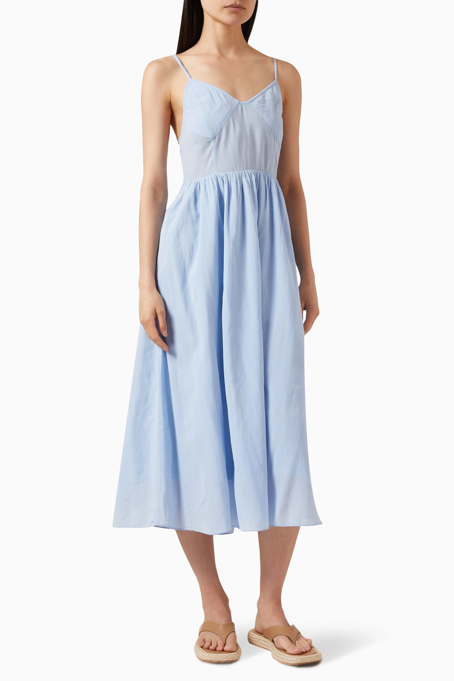 knee length dresses for ladies Winnie Midi Wrap Dress – Florette The Label main image 0