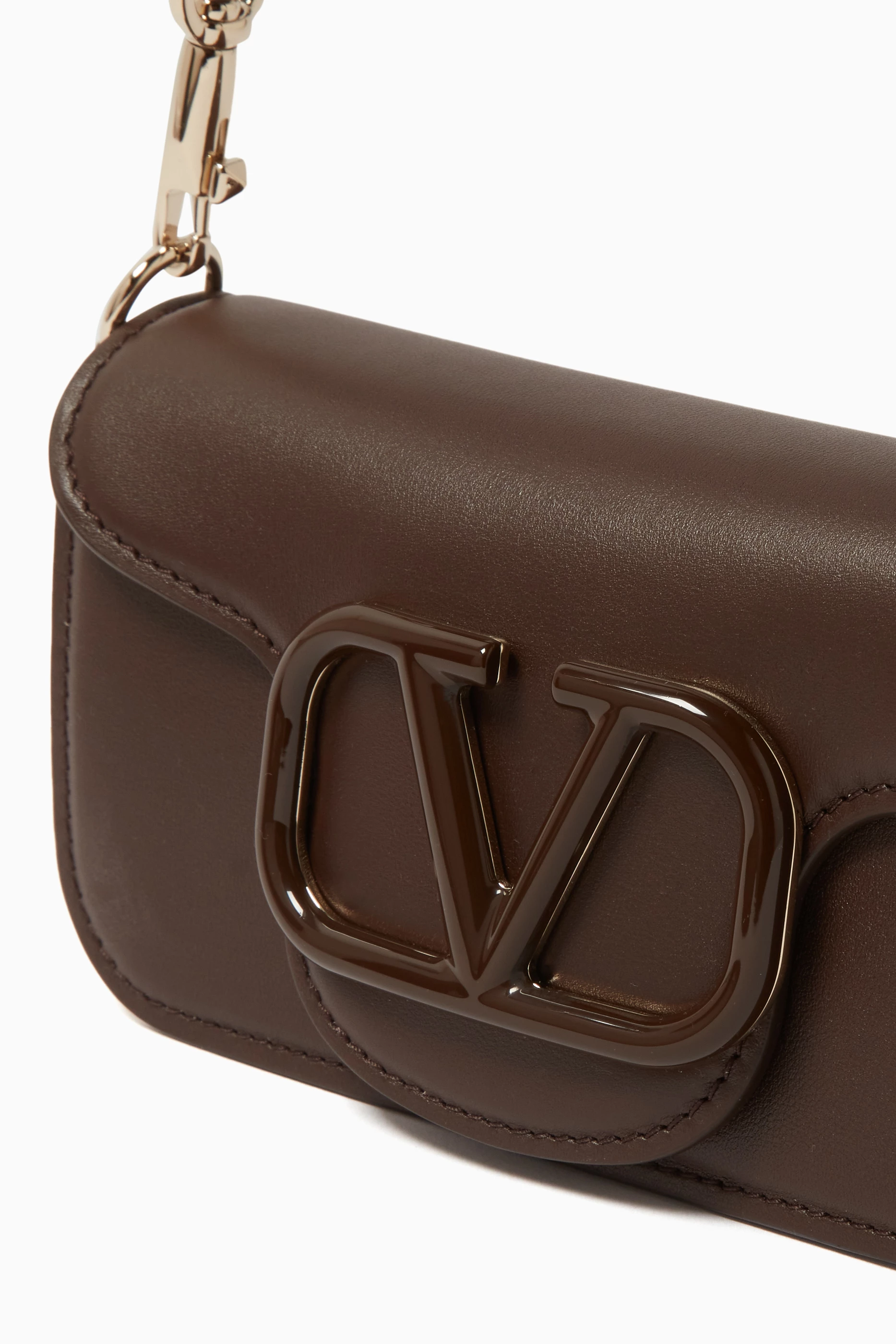 Buy Valentino Garavani Brown Valentino Garavani Small Loco