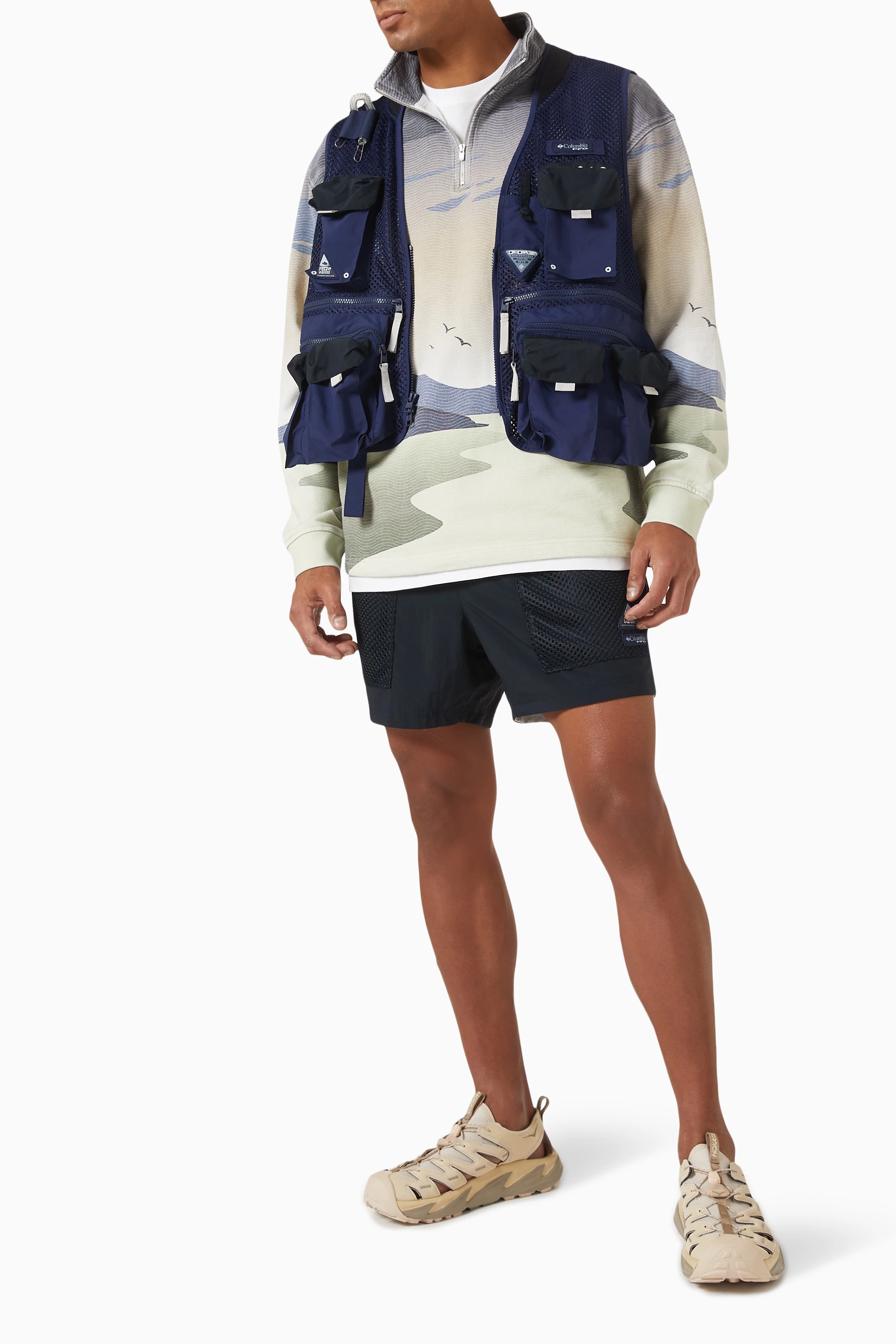 Buy Kith Blue x Columbia Cool Creek™ Vest in Mesh for Men Online 