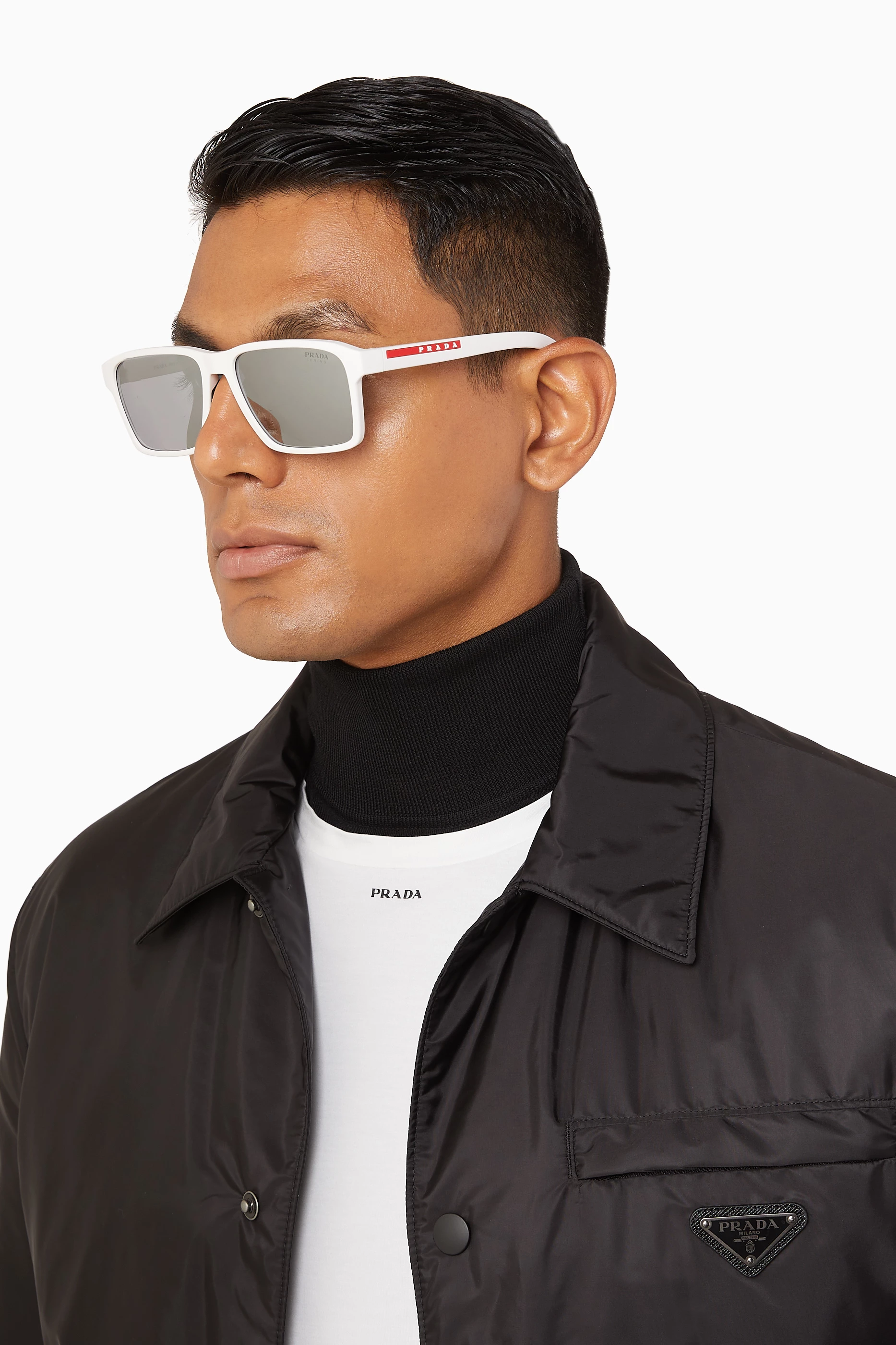 White prada sunglasses mens 2025