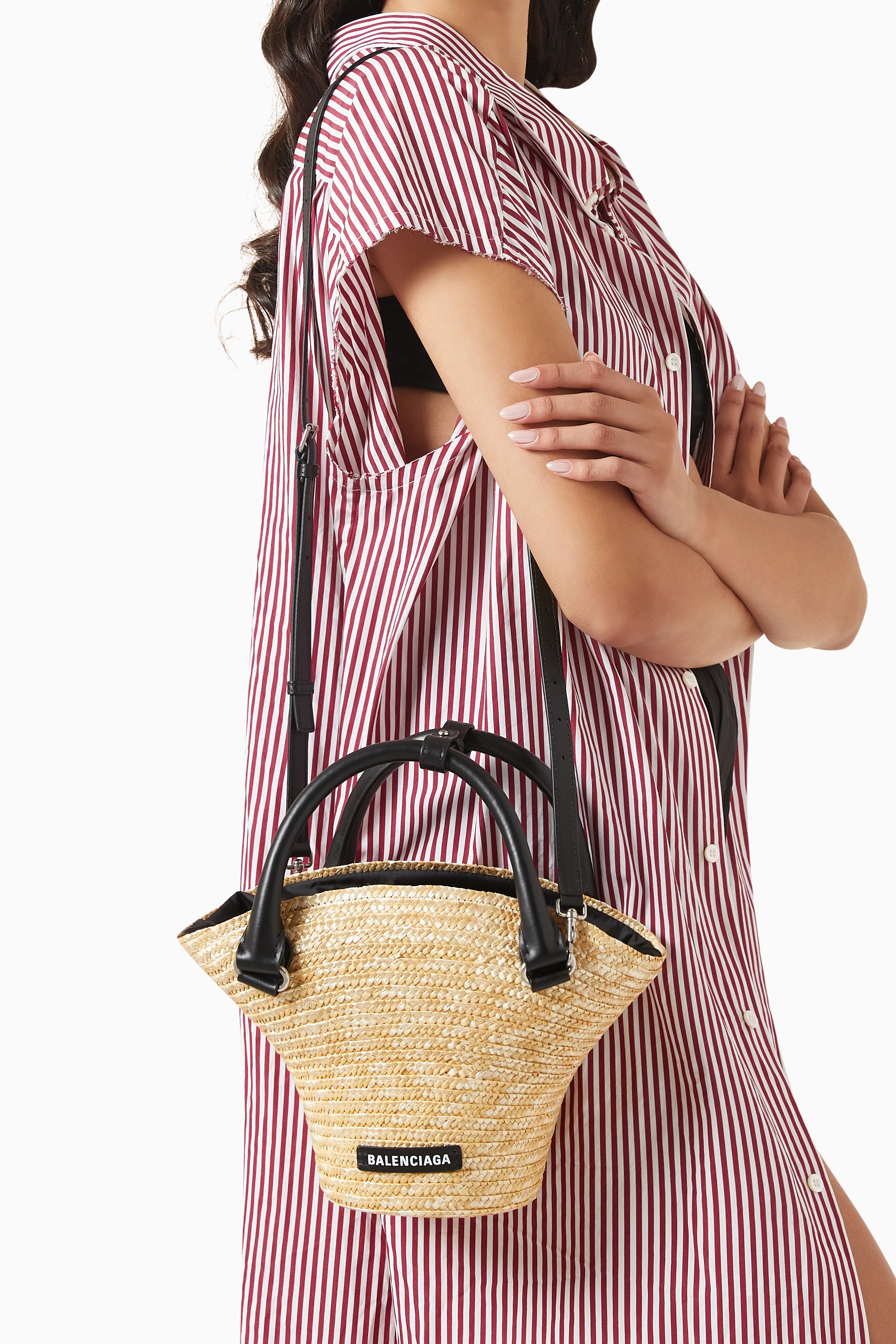 ◆◆VIP◆◆ BALENCIAGA BEACH BAG MINI TOTE ミニ トート バレンシアガから新作カゴバッグが3サイズ2色＋日本限定カラーで