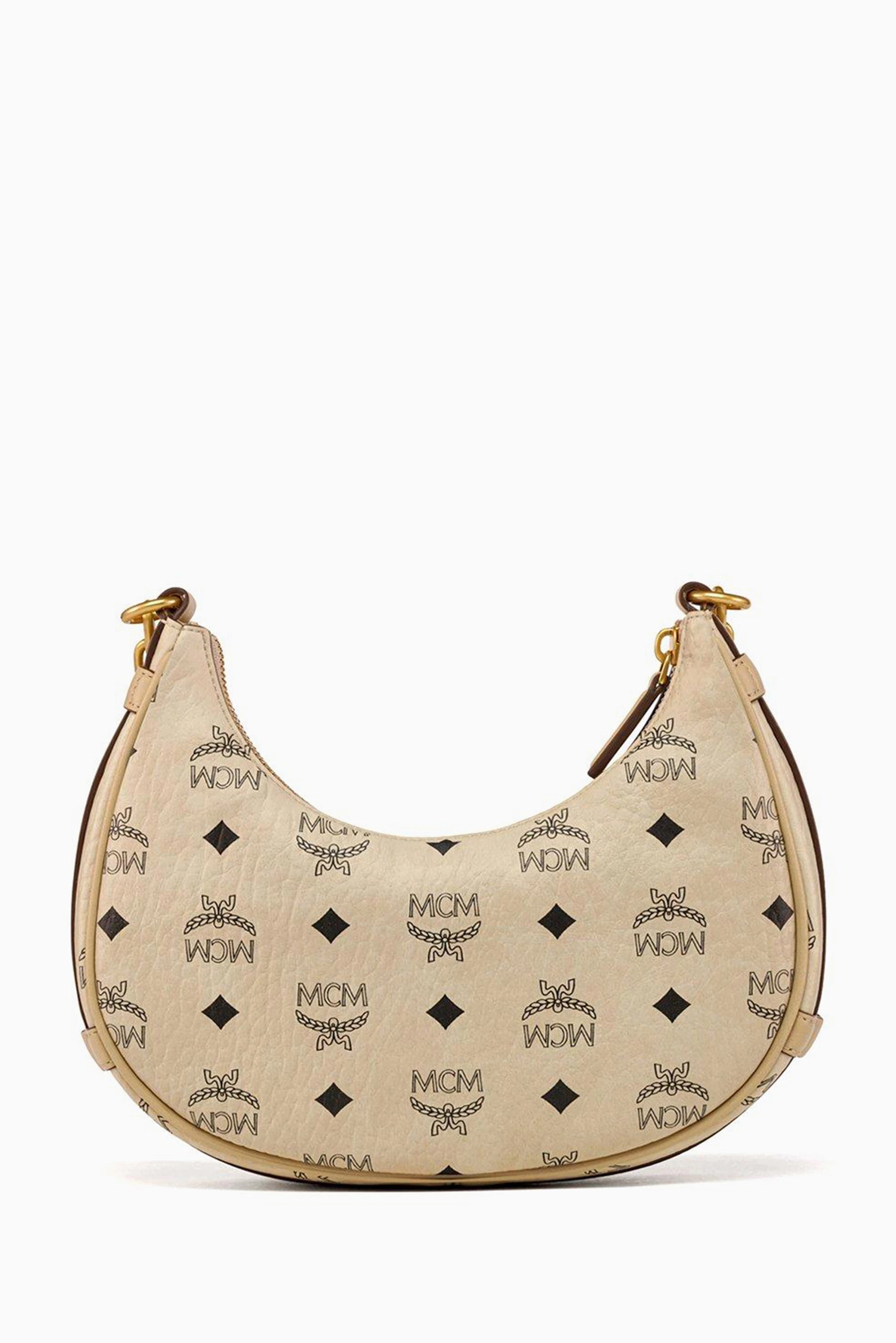 ショルダーバッグ・ポシェット MCM FW25 'Aren Crescent Hobo' shoulder bag (MWHFATA02 CO) MCM Aren Crescent Shoulder Bag MWHCATA11CO 8809735121286