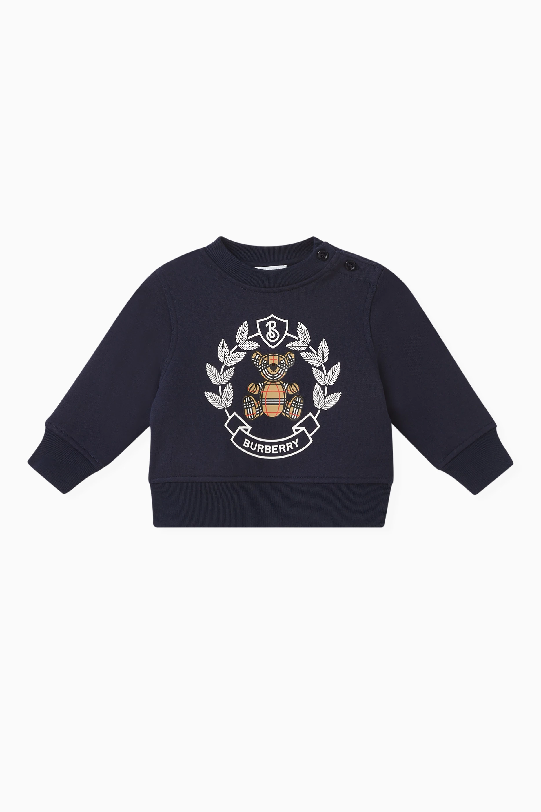 Burberry crest logo sweatshirt best sale