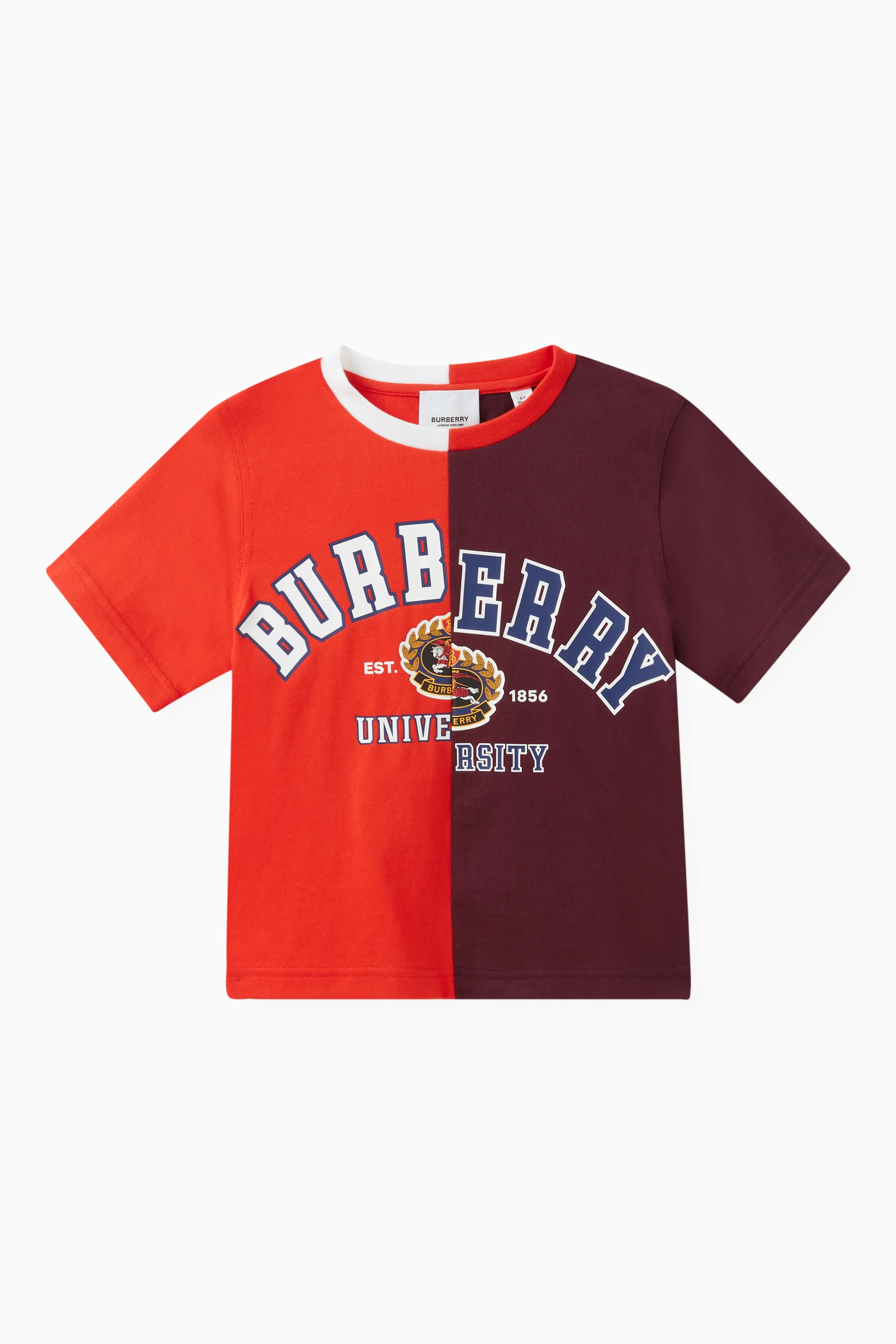 Burberry shirt with red writing outlet