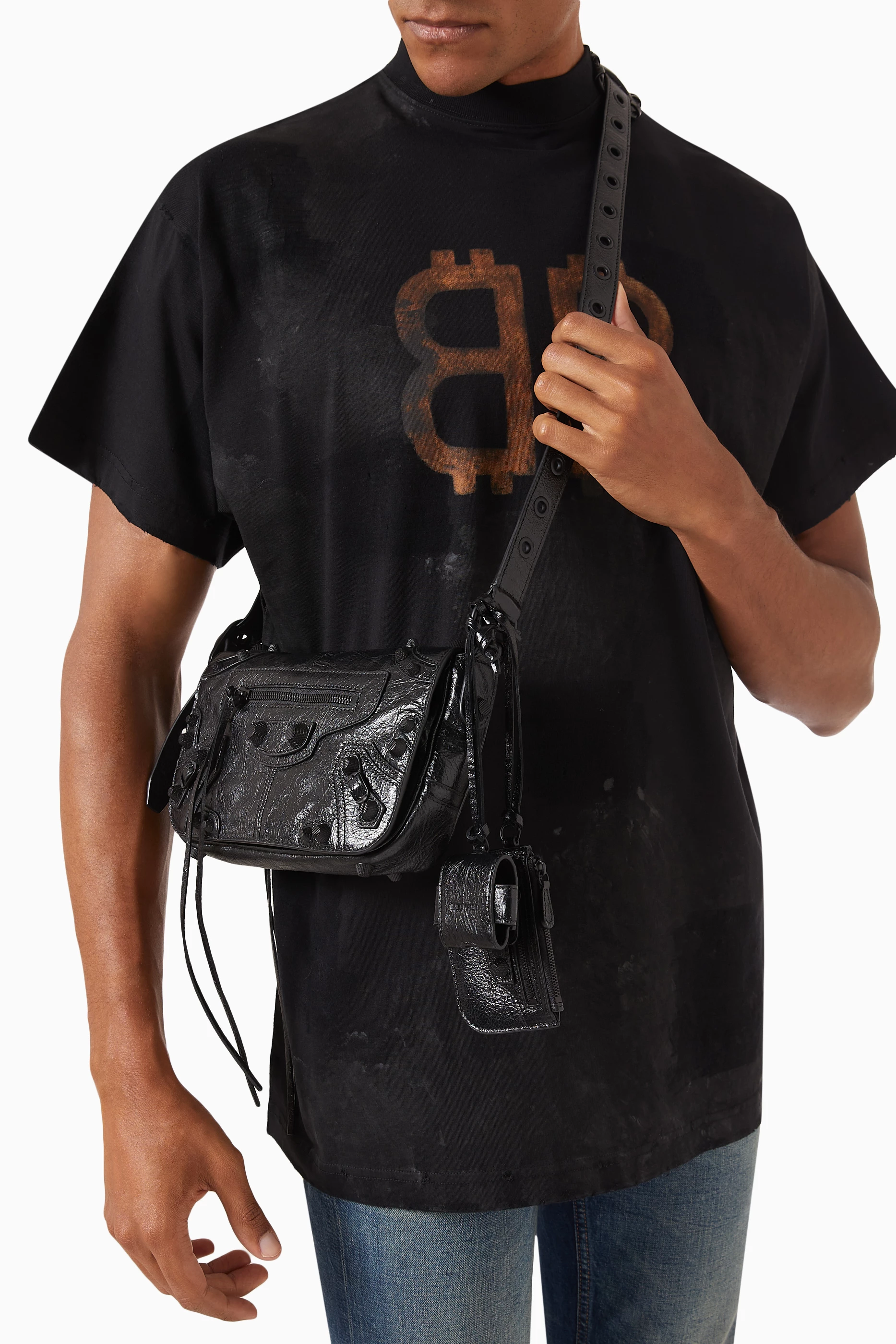 【関税込み】balenciaga LE CAGOLE S' CROSSBODY BAG Men's Le Cagole Crossbody Bag in Black | Balenciaga CA