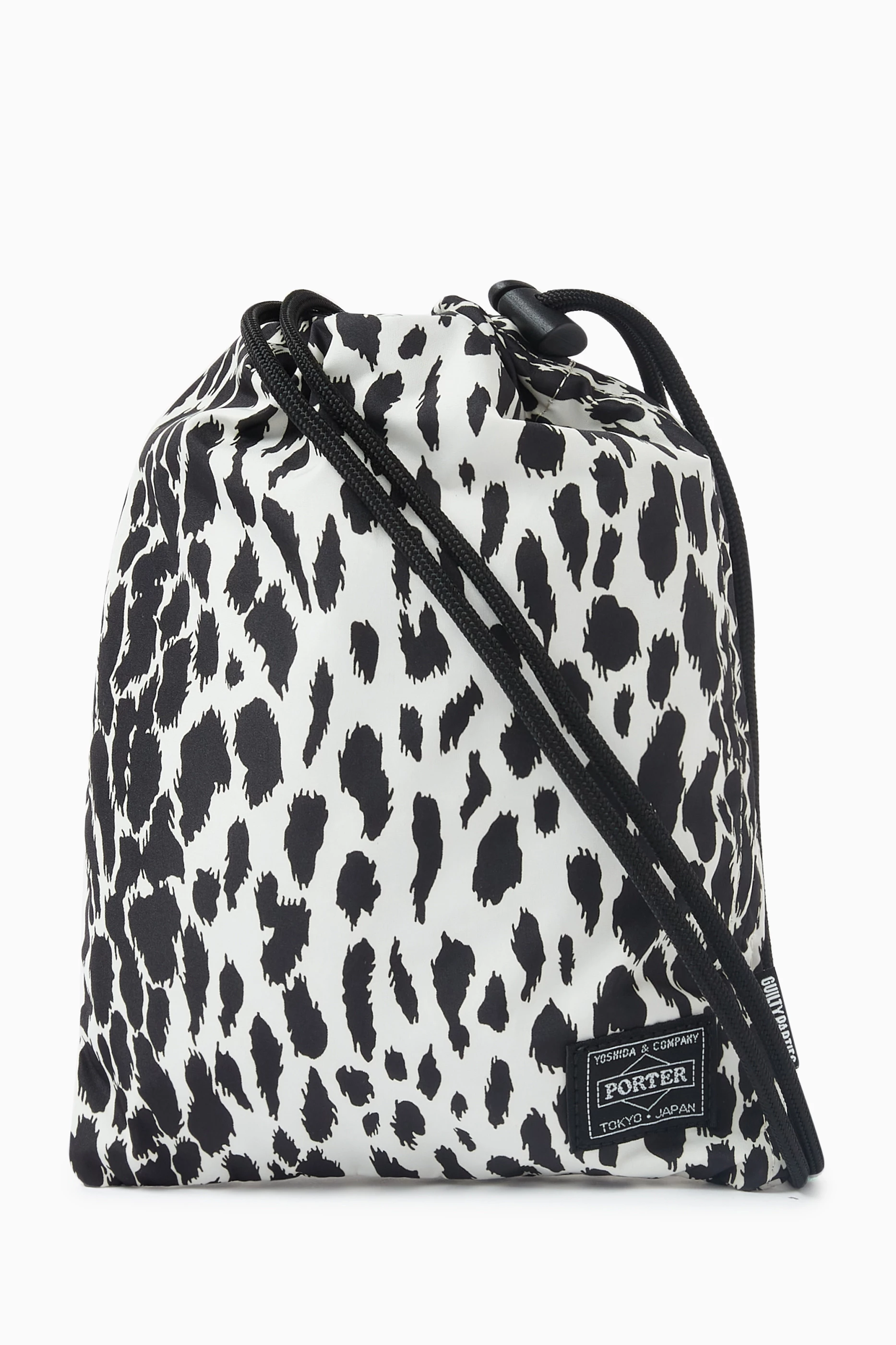 Buy WACKO MARIA White Leopard-print Shoulder Pouch in Nylon for
