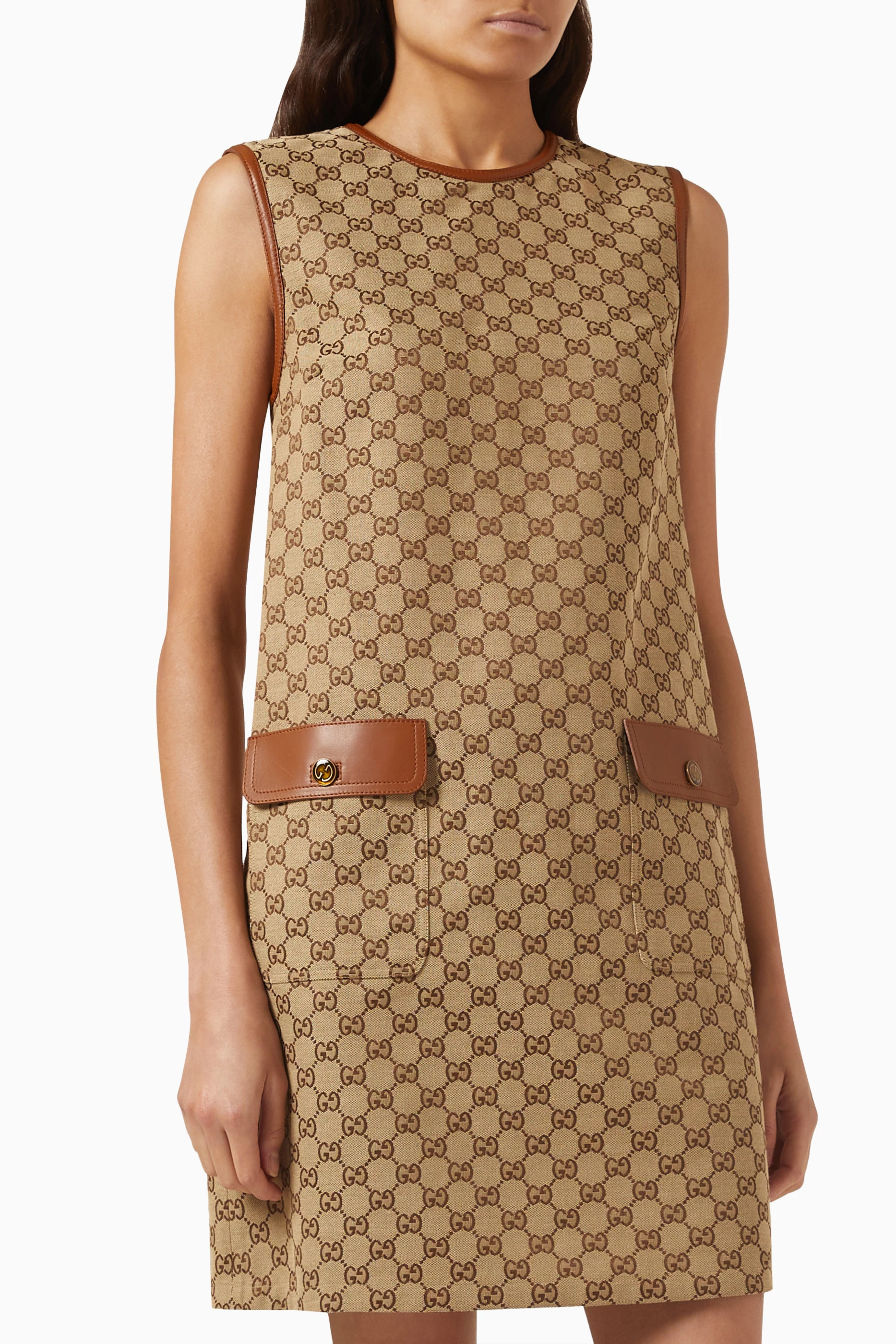 Gucci monogram dress deals
