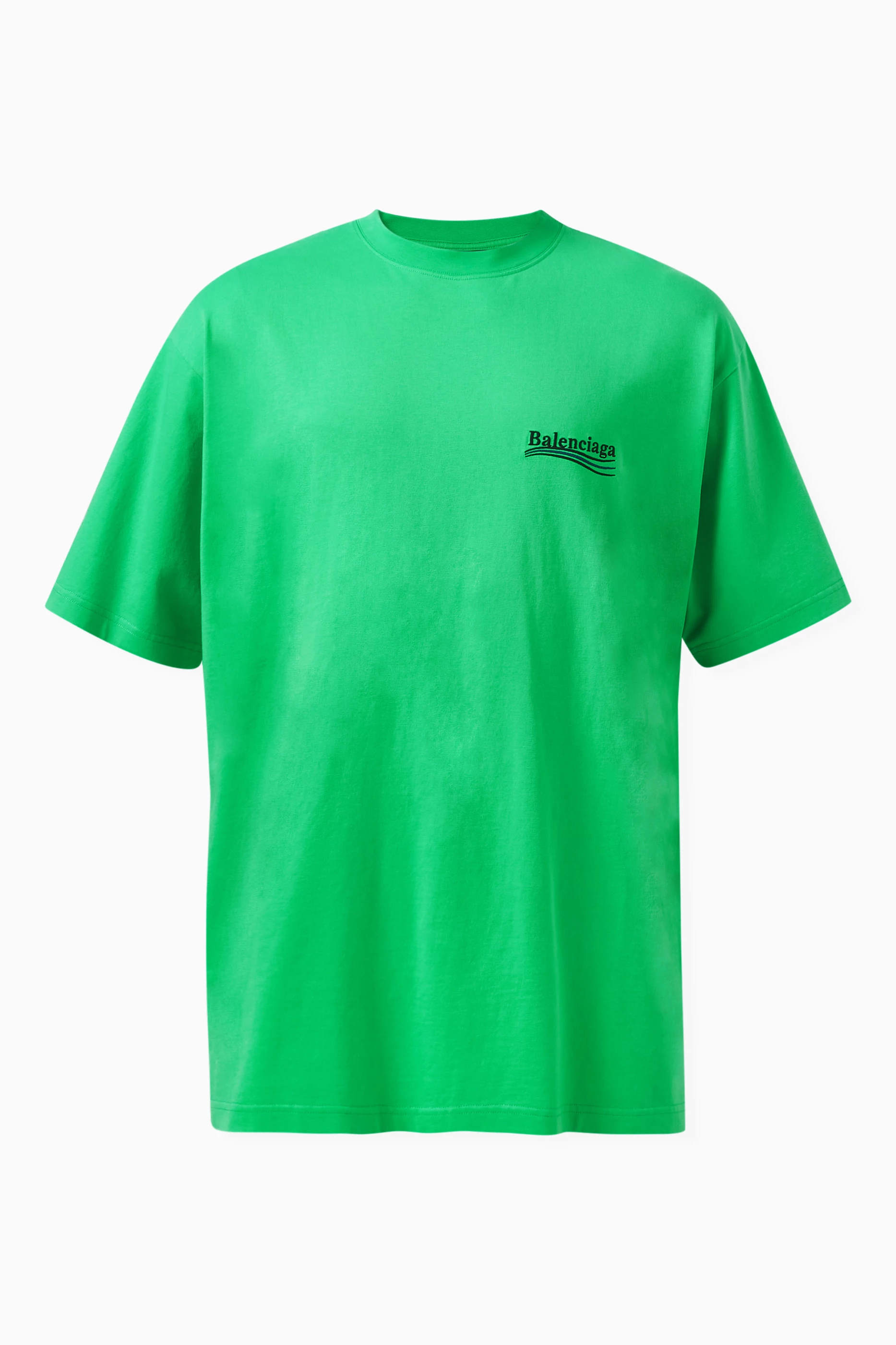 Green balenciaga shirt store