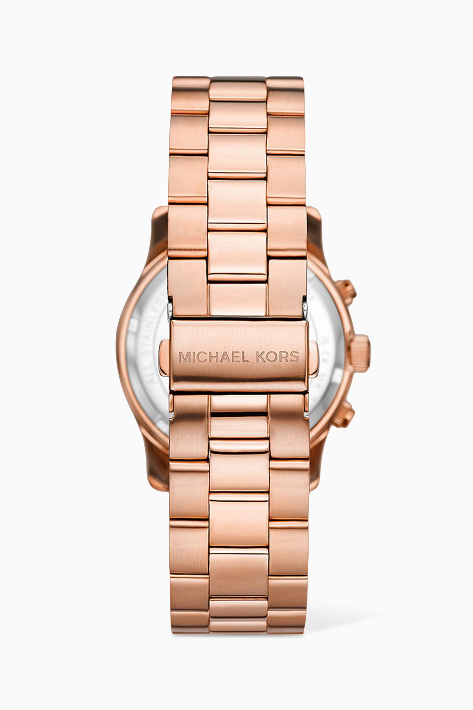 Buy Michael Kors Rose Gold Runway Chronograph Stainless Steel