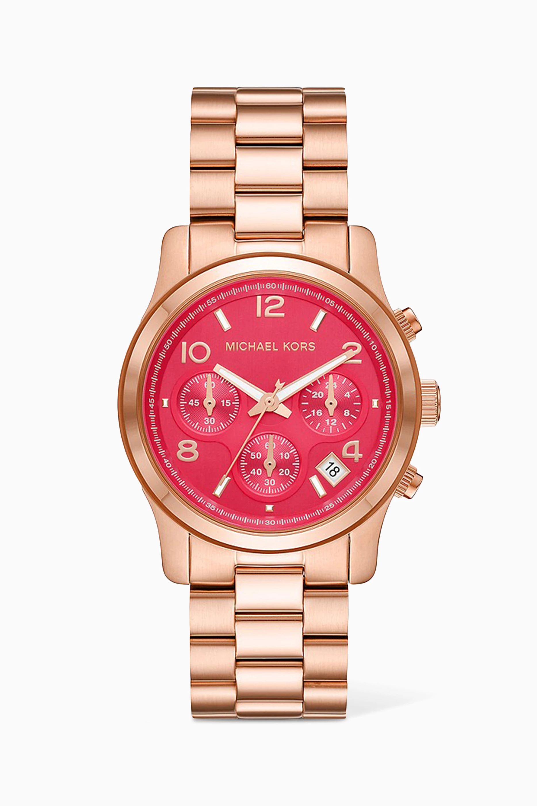 Mk runway watch rose gold store