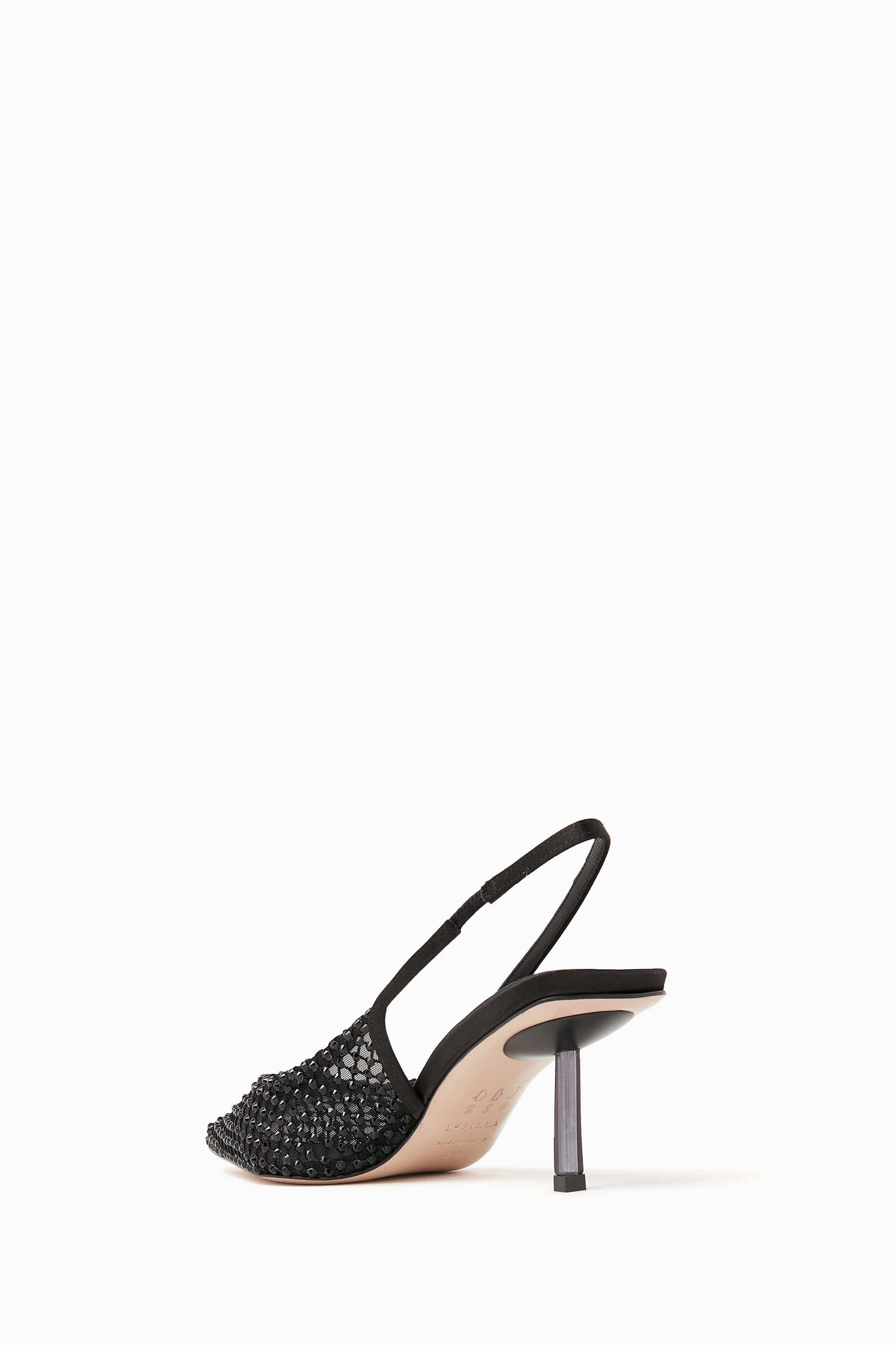 サンダル・ミュール LE SILLA Embellished mesh Gilda pumps (2299U080P1PPSAS 160) GILDA SANDAL 110 mm ORO/PARADISE | Le Silla