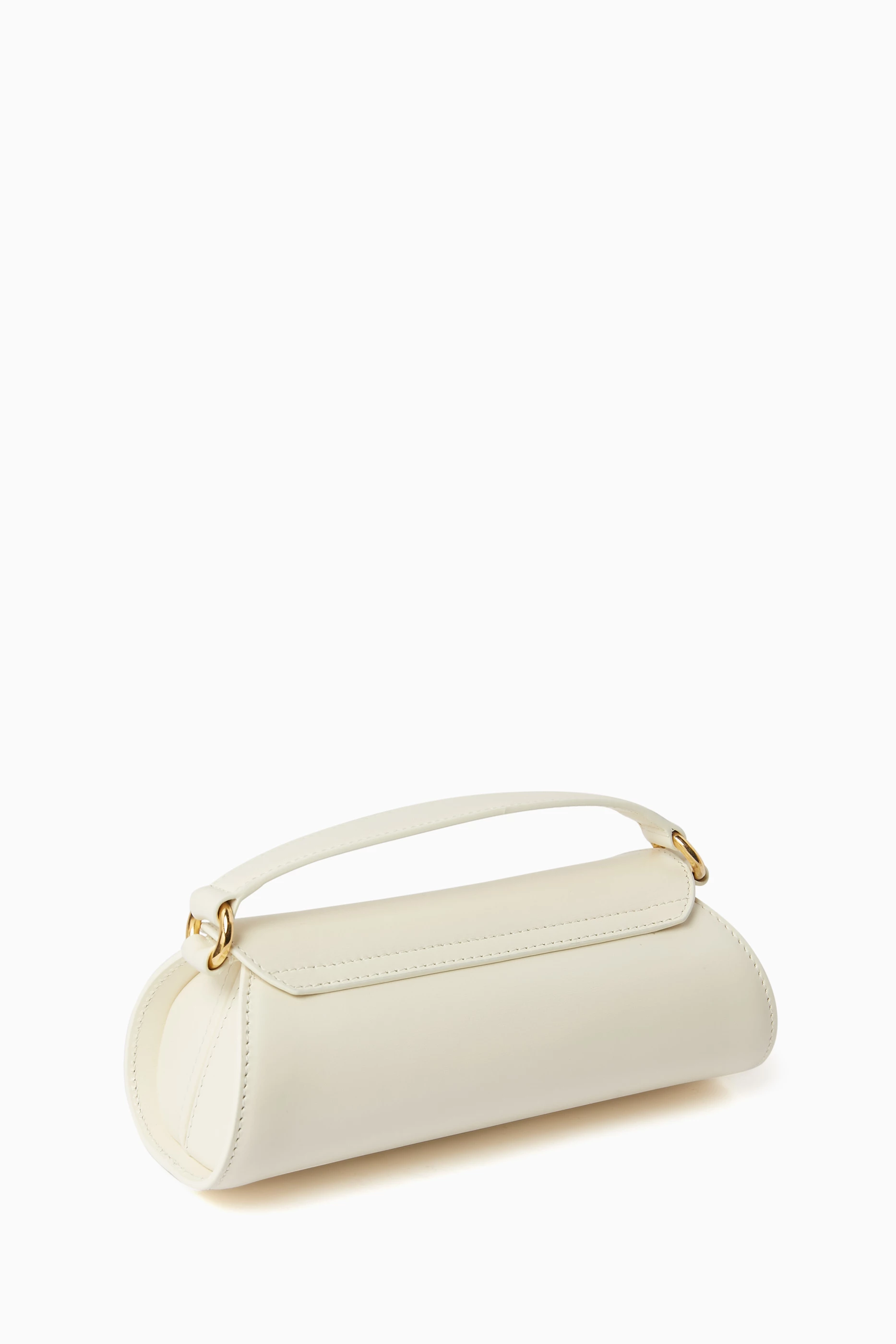 バッグ JILSANDER CANNOLO MINI HANDLE White Buy Jil Sander Neutral Cannolo Mini Top-handle Bag in Leather for