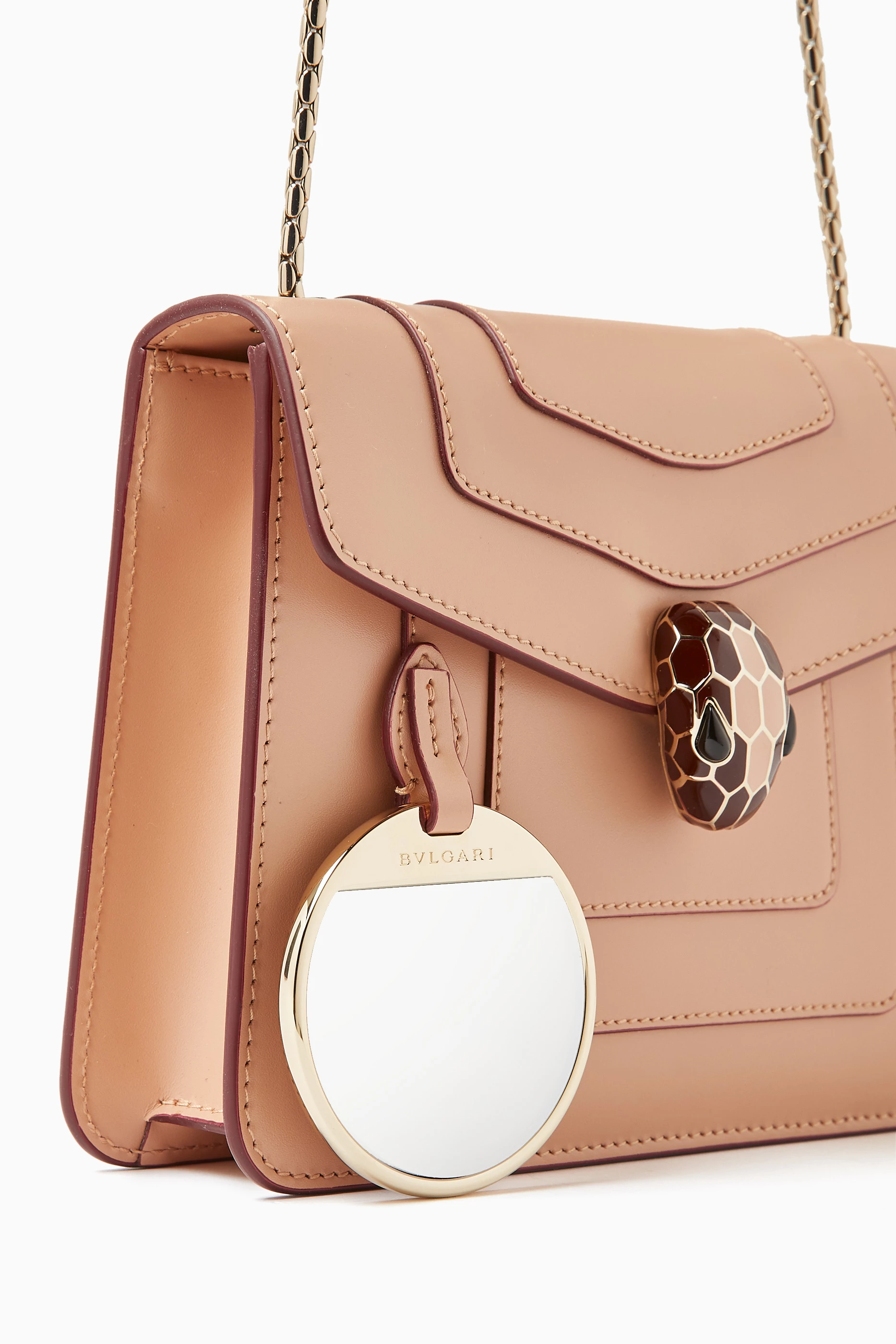 Buy BVLGARI Brown Serpenti Forever Crossbody Bag in Calfskin Leather for Women Online Ounass Kuwait