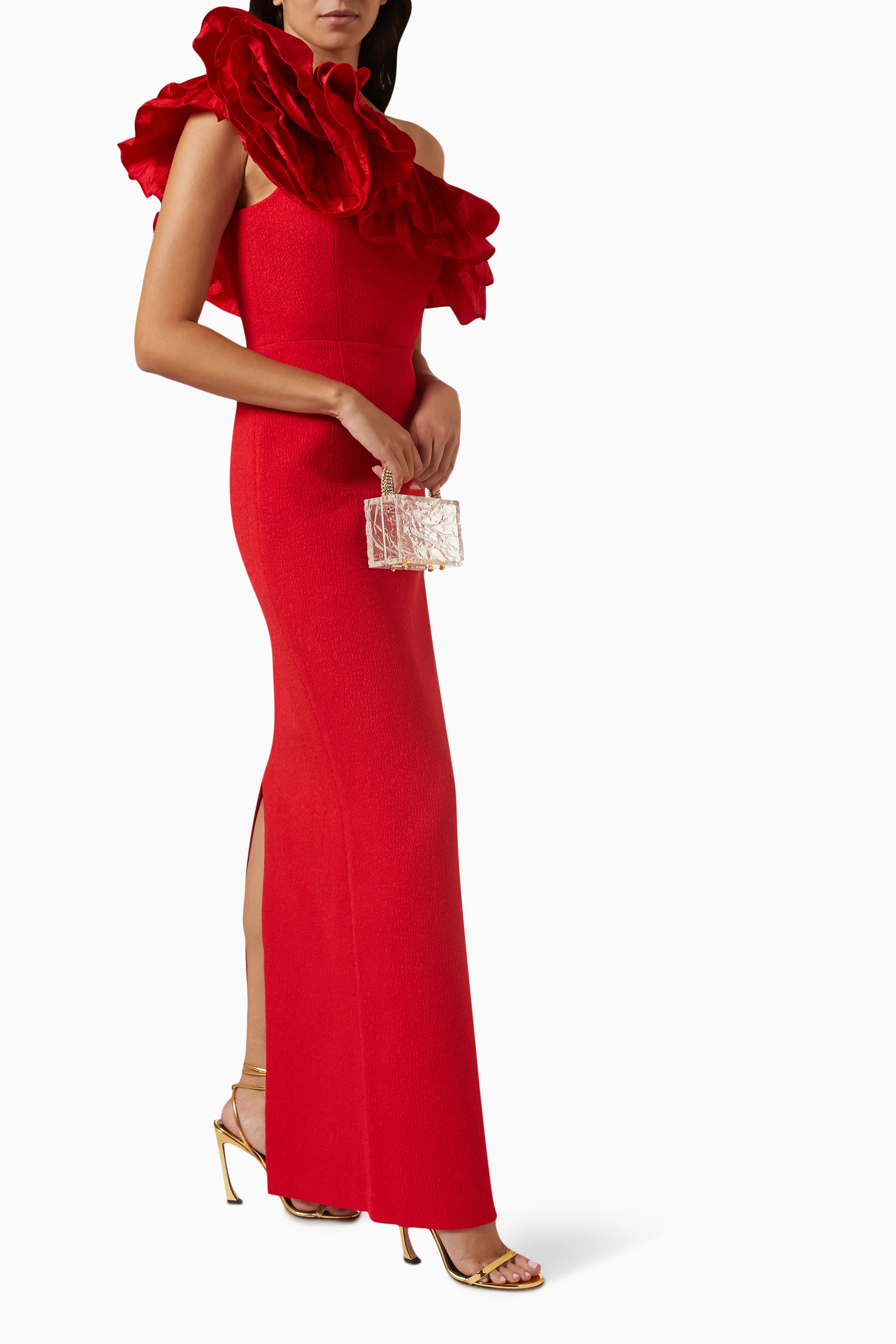 新作【Rebecca Vallance】Aria one-shoulder gown Aria Gown – Rebecca Vallance